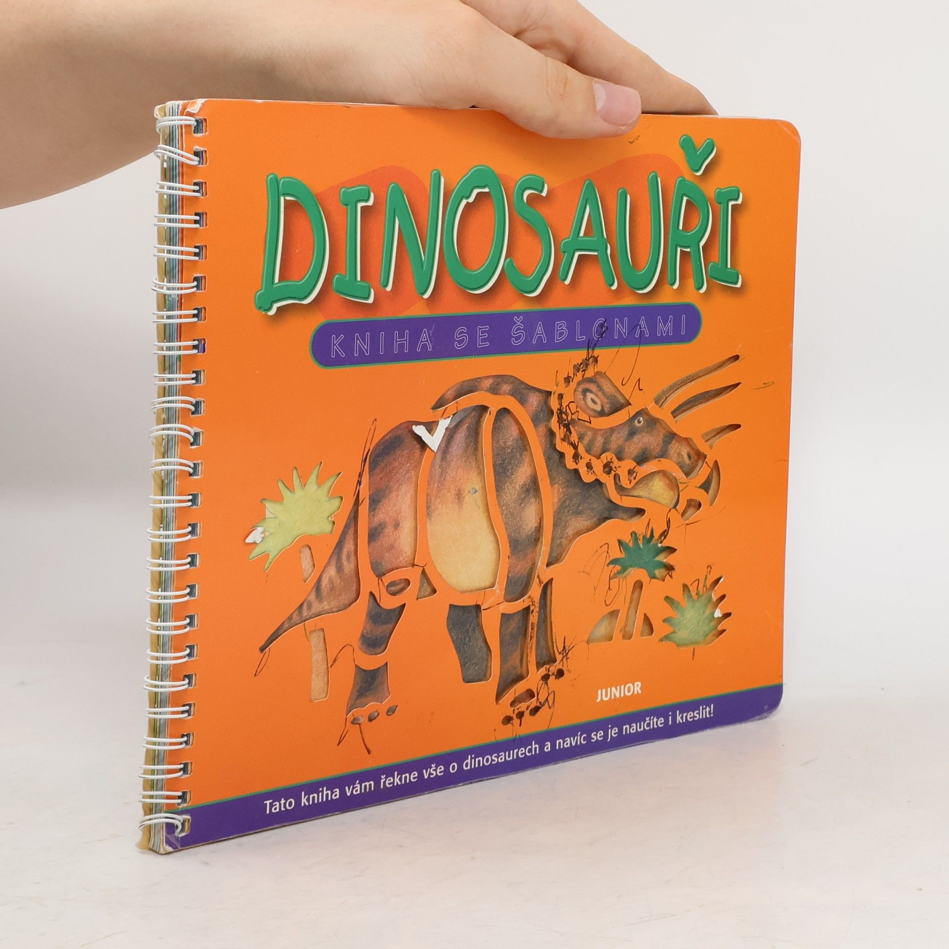 kolektiv Dinosauři Kniha se šablonami