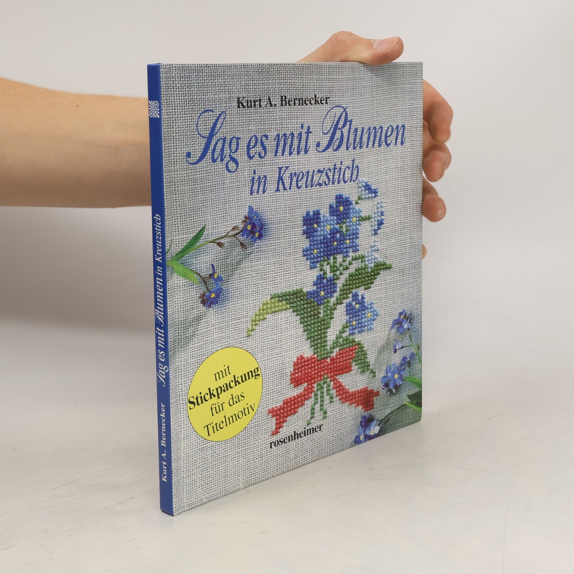 Collectif d'auteurs Sag es mit Blumen in Kreuzstich