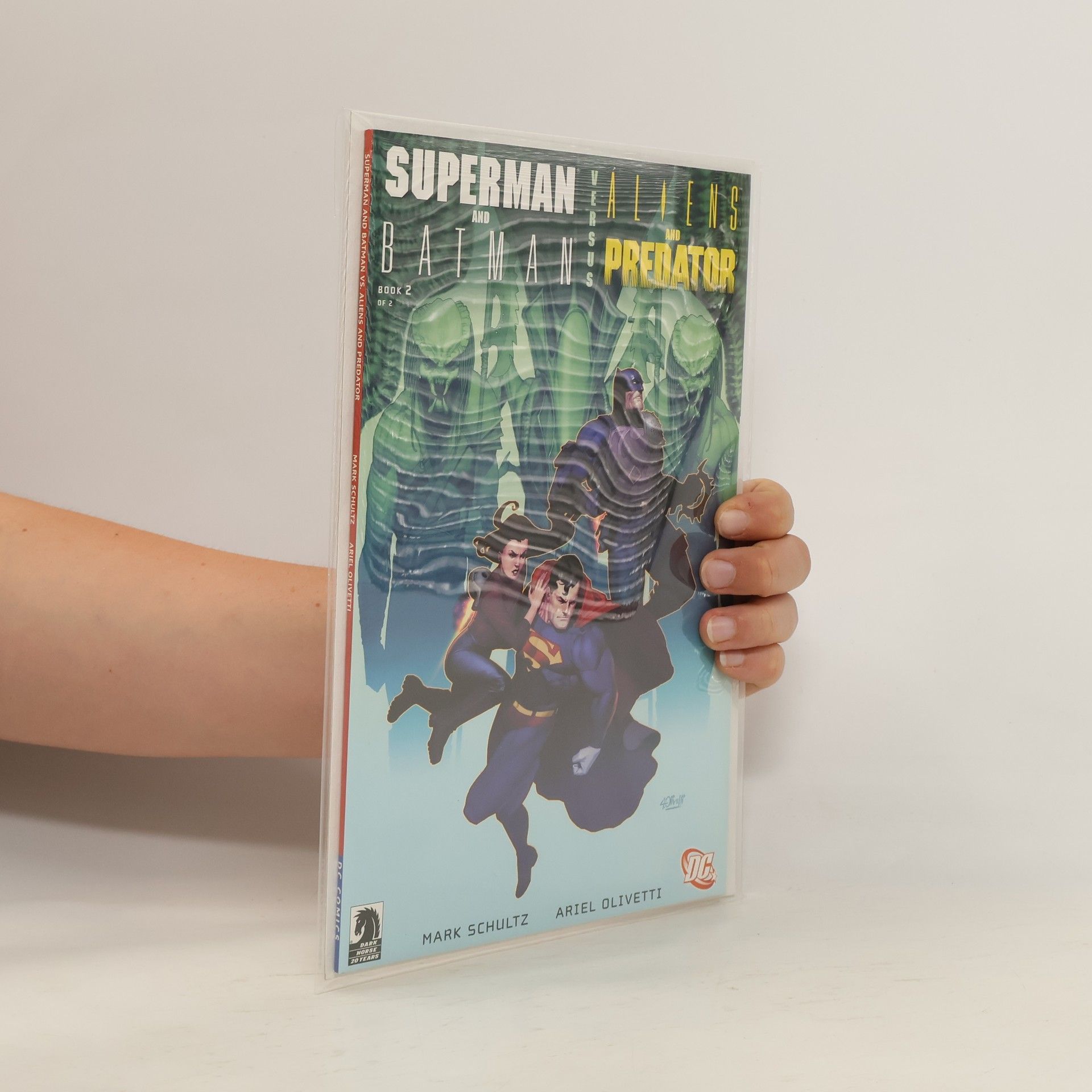 Mark Schultz Superman and Batman versus Aliens and Predator 2