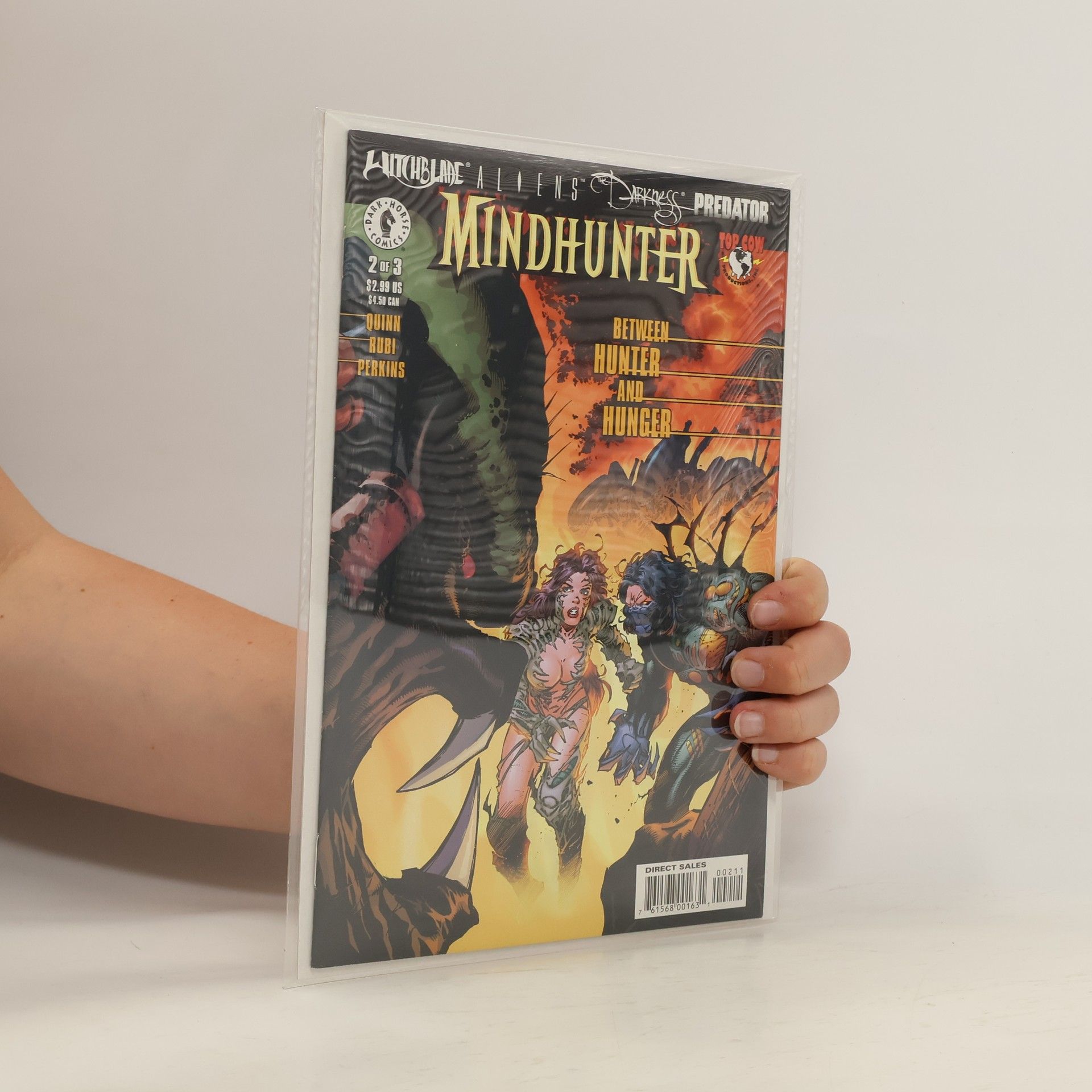 kolektiv Aliens, Witchblade, Darkness, Predator 2. Mindhunter