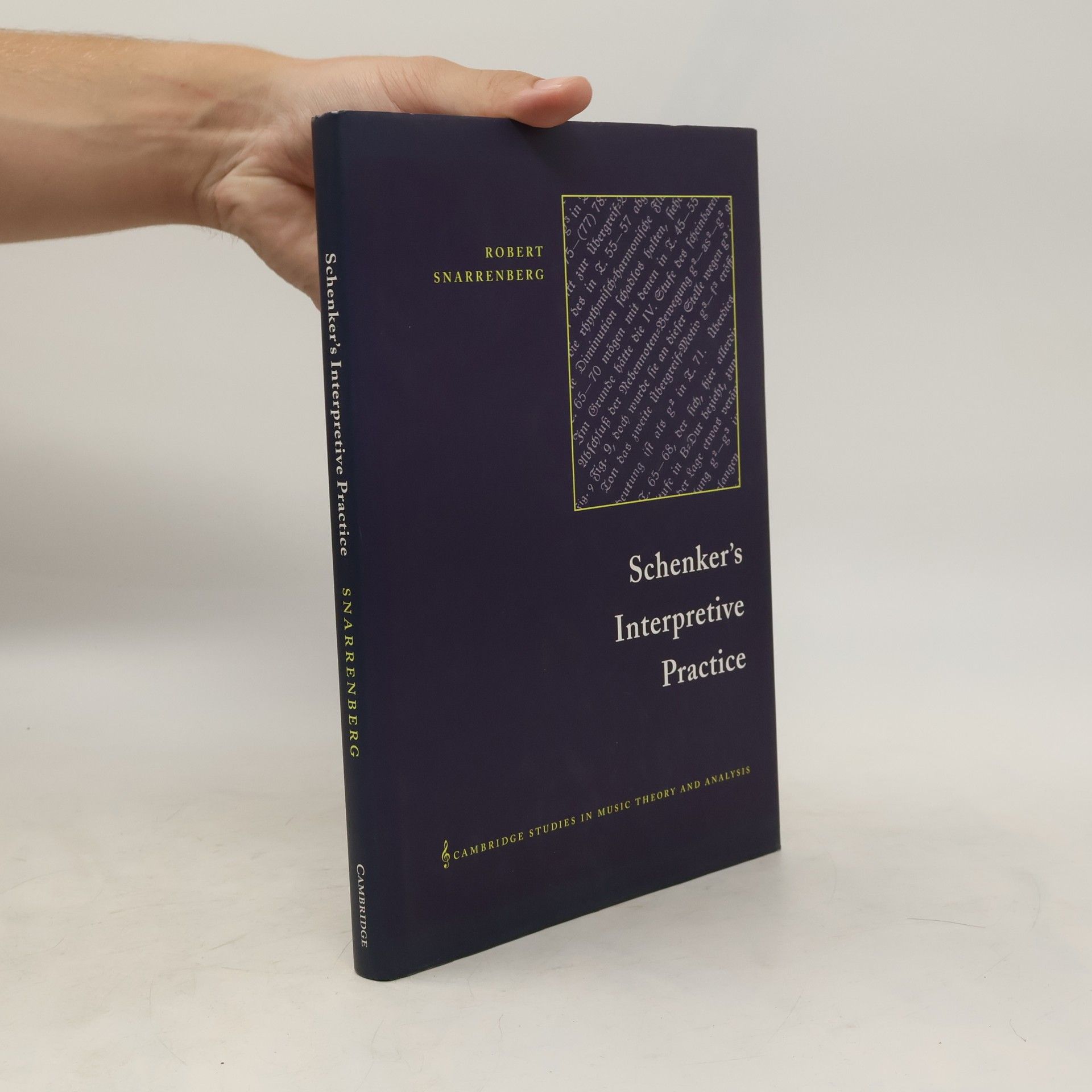 Robert Snarrenberg Schenker's interpretive practice