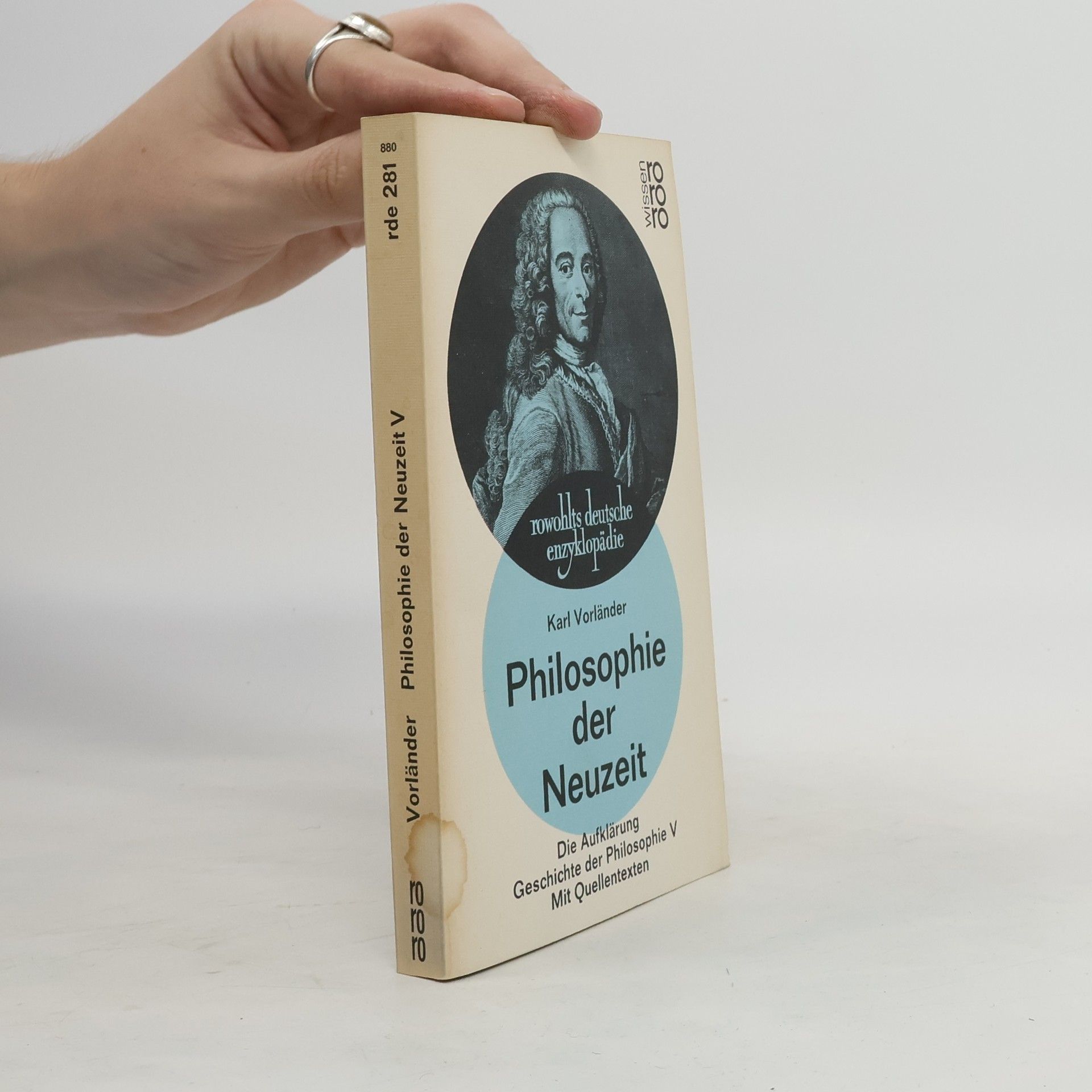 Carl Vorländer Philosophie der Neuzeit