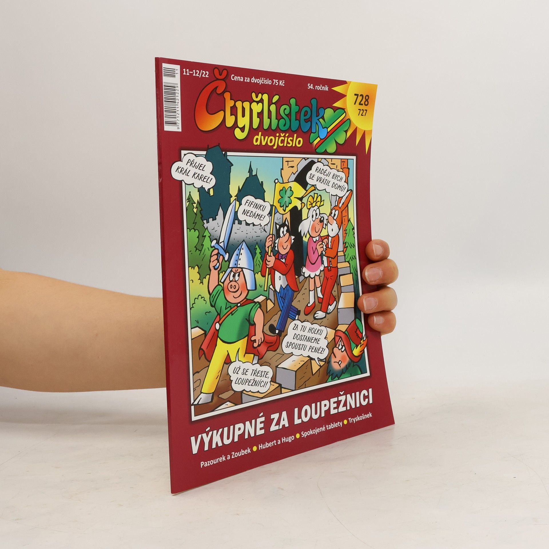 Autorenkollektiv Čtyřlístek. 54. ročník, (dvojčíslo) 727-728