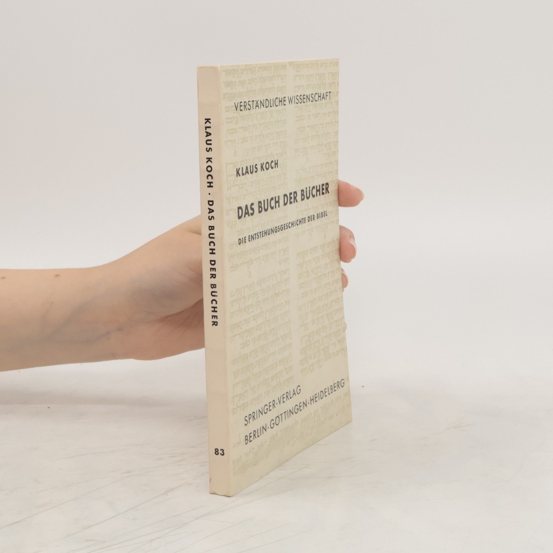 Klaus Koch Das Buch der Bücher