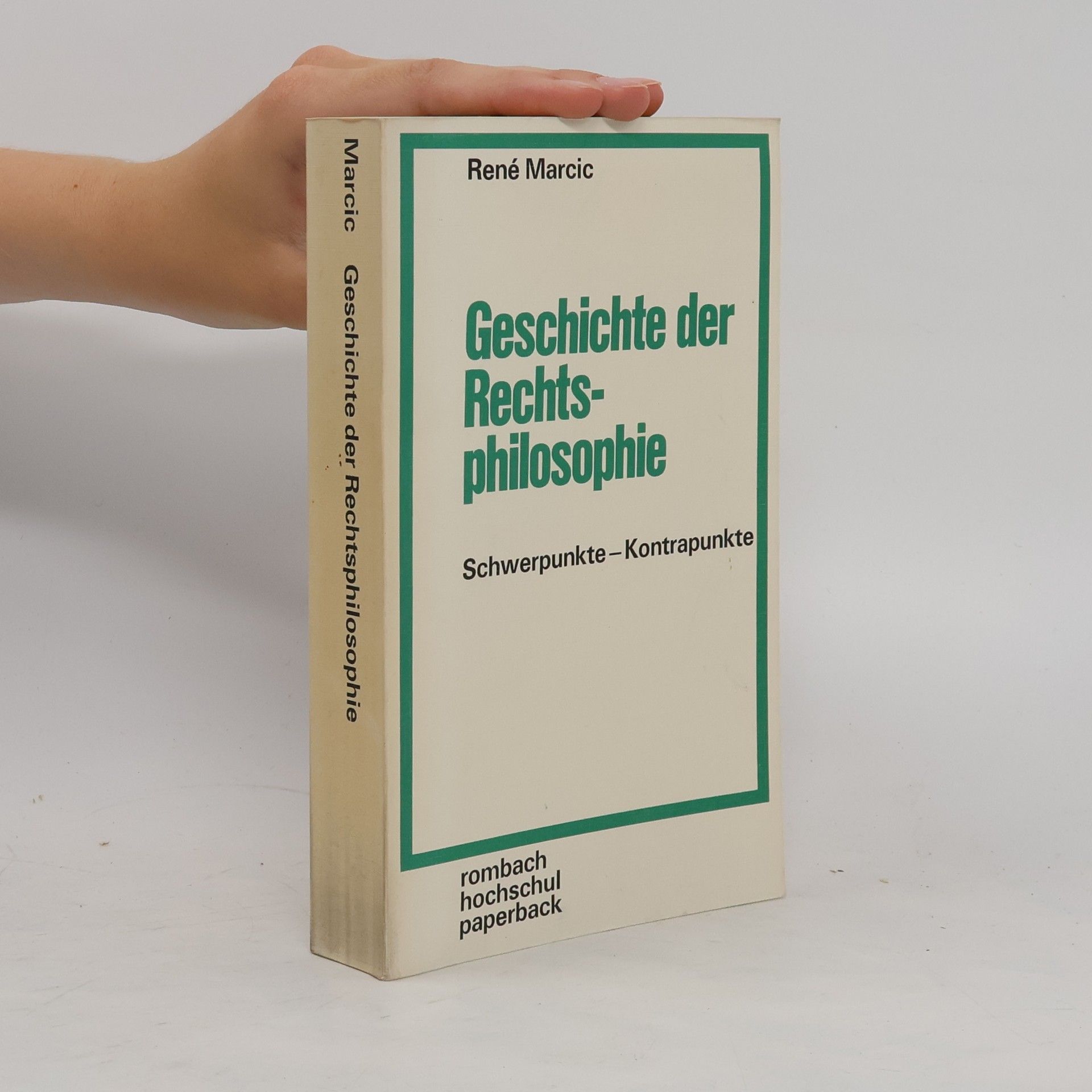 Rene Marcic Geschichte der Rechtsphilosophie
