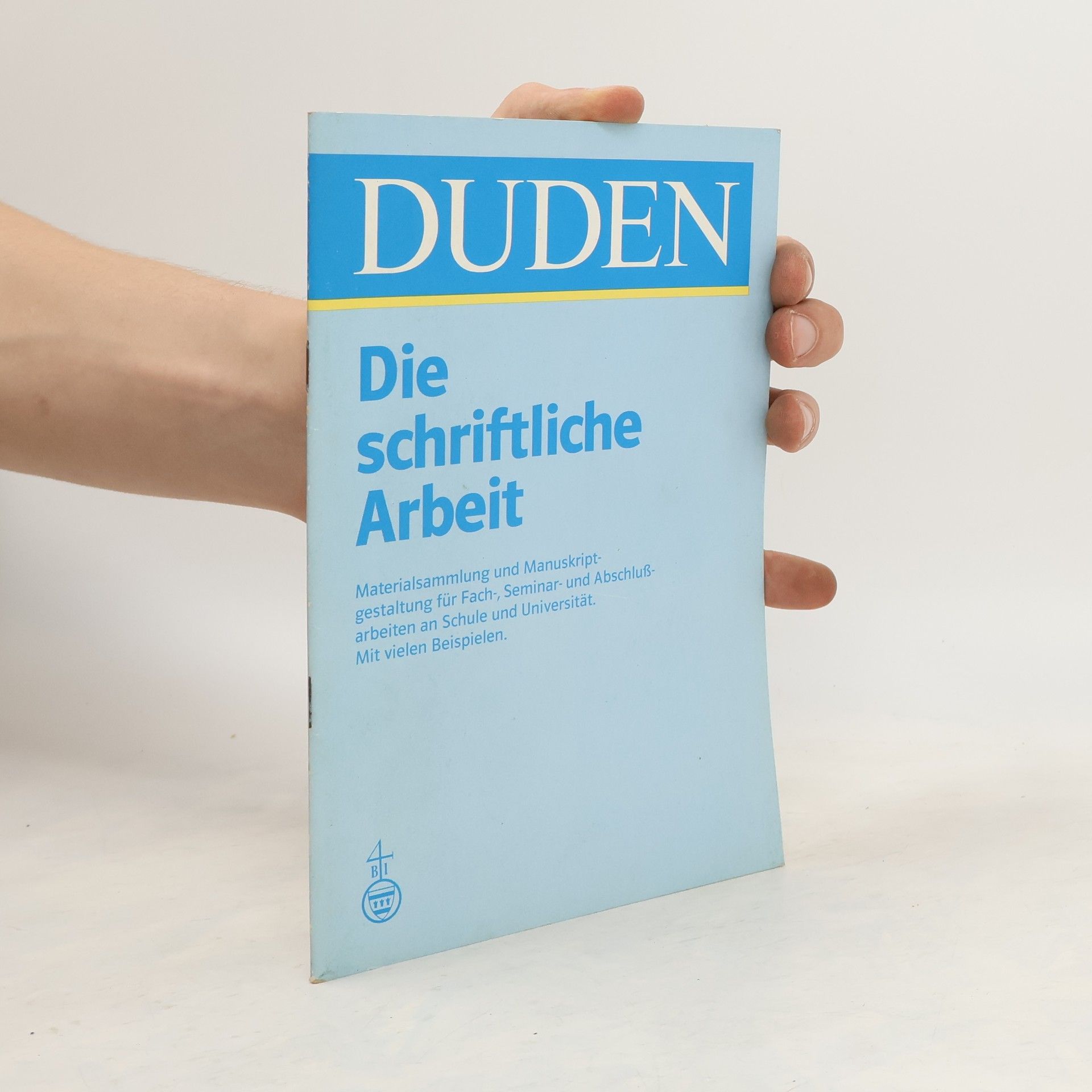 Klaus Poenicke Duden - die schriftliche Arbeit