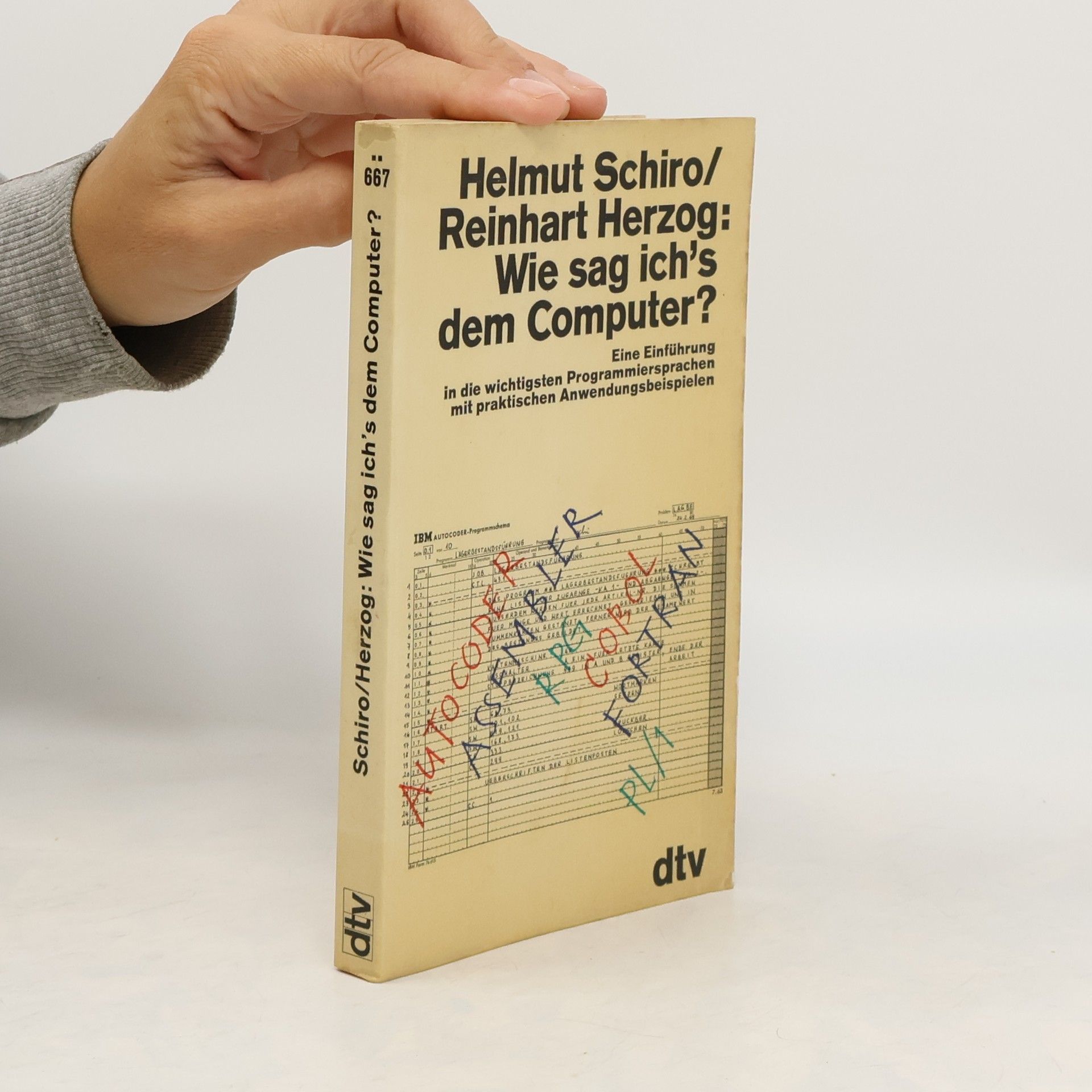Reinhart Herzog Wie sag ich's dem Computer?