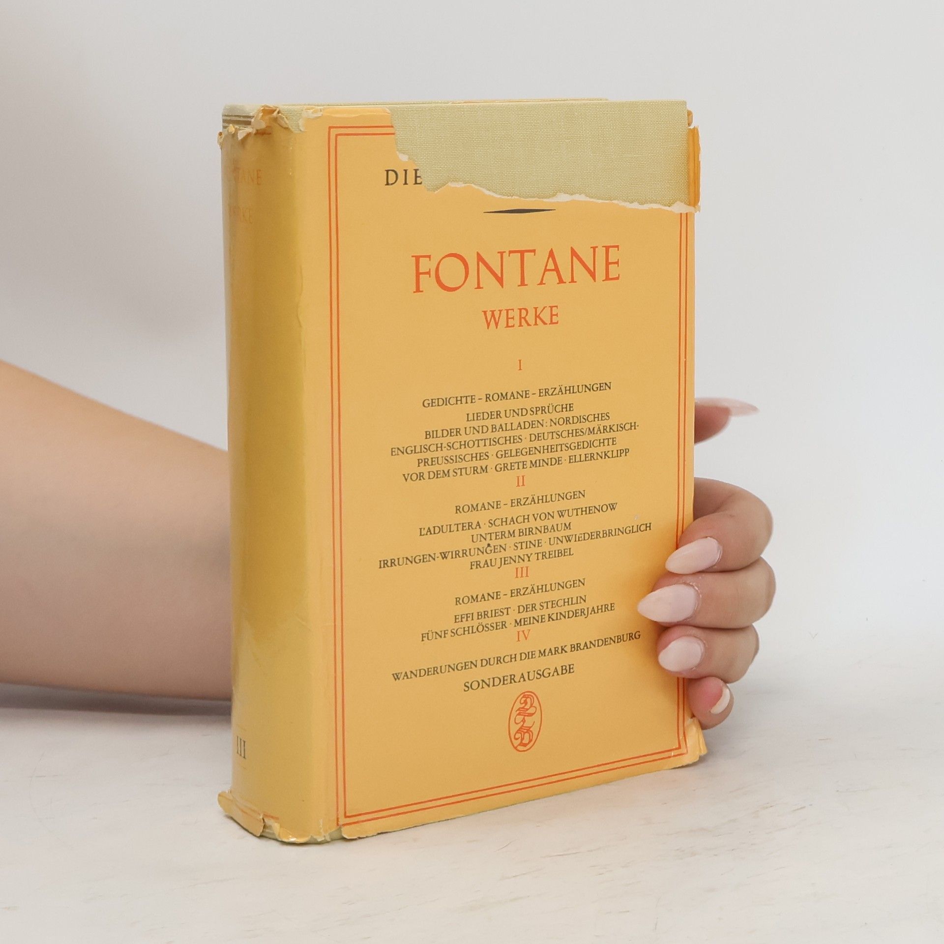Theodor Fontane Fontane Werke III