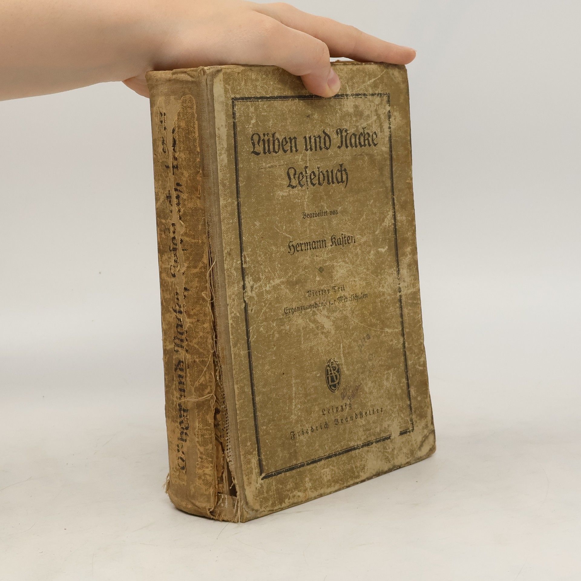 Hermann Kasten Lüben und Nacke Lesebuch