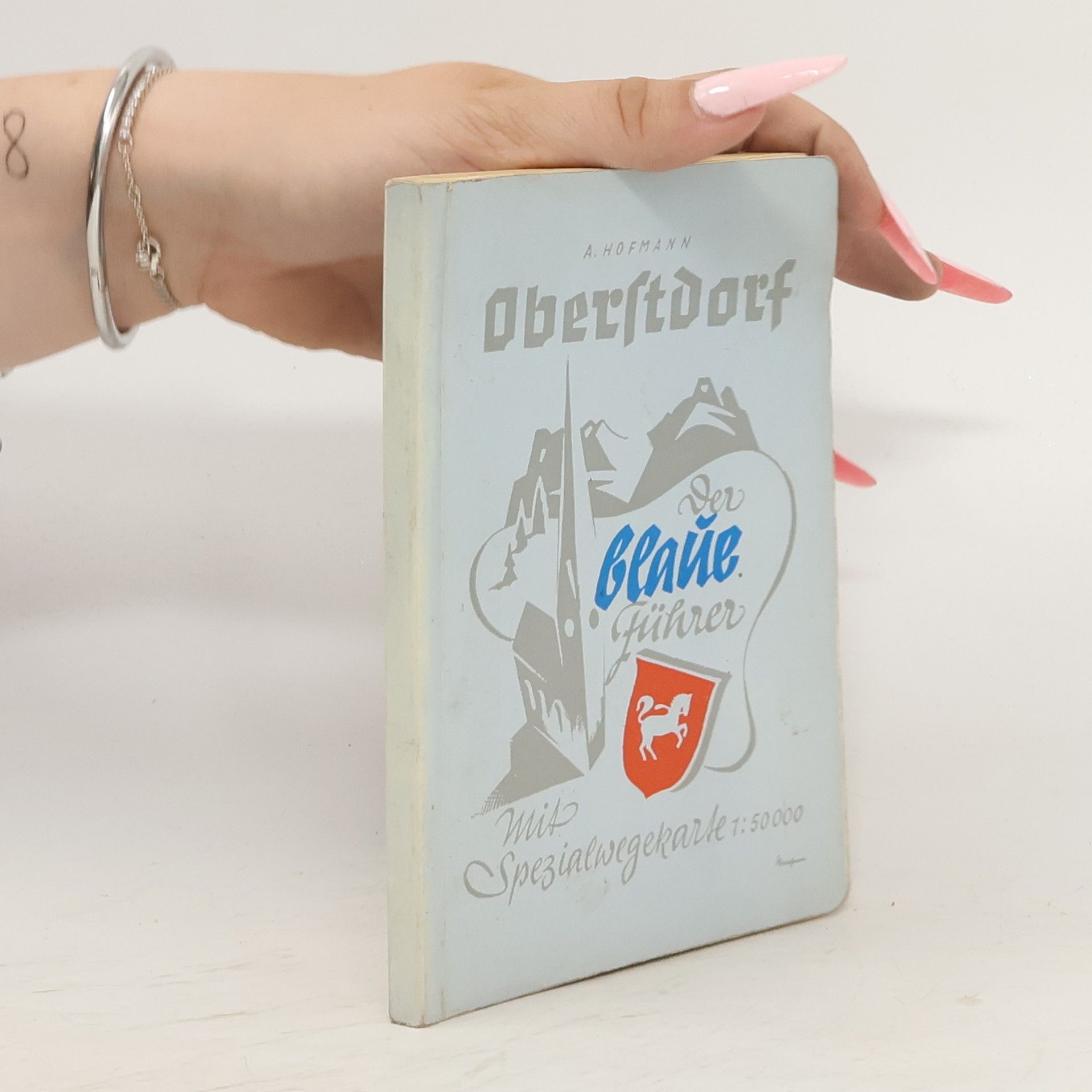 A. Hofmann Oberstdorf der blaue Führer mit Spezialwegekarte 1:50 000