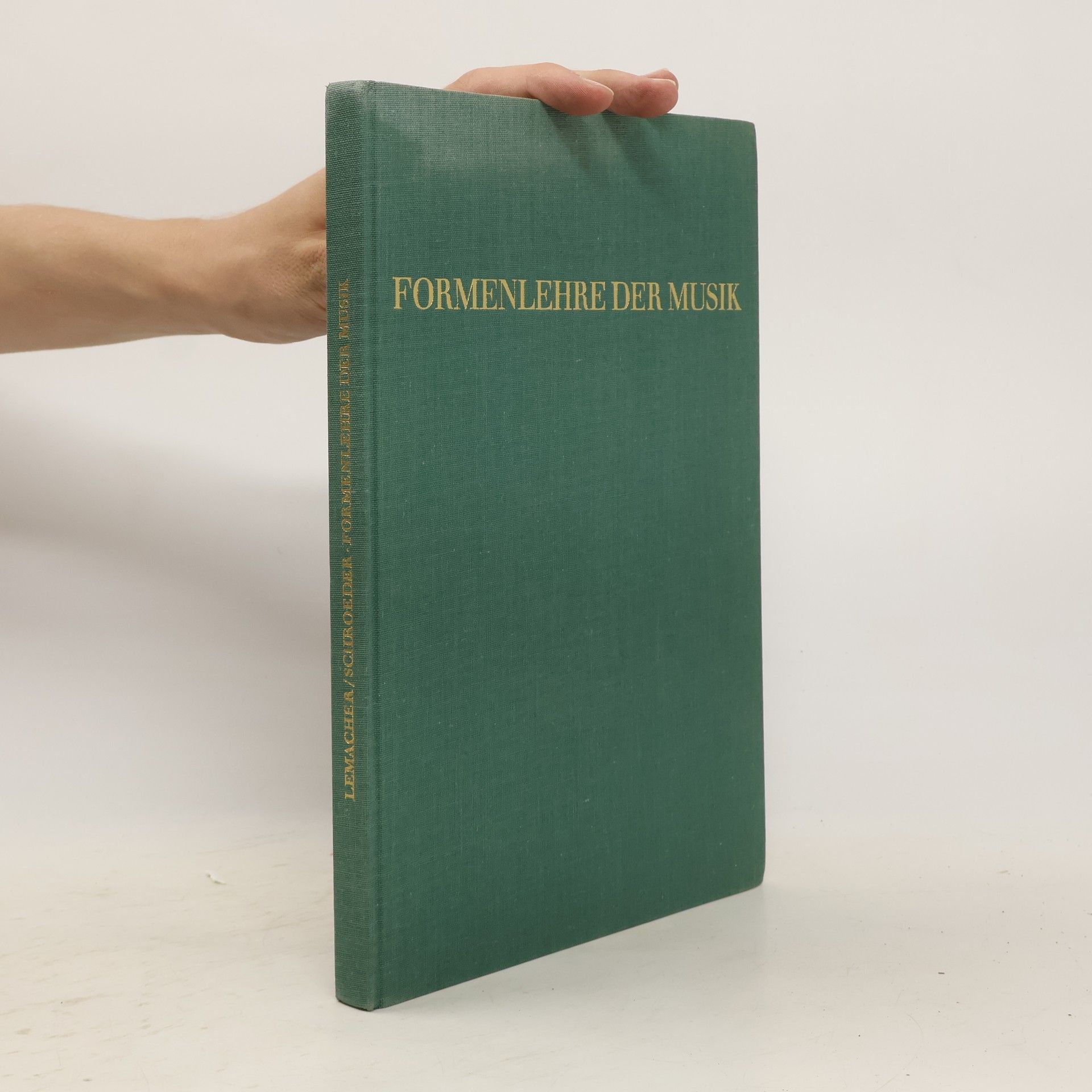 Heinrich Lemacher Formenlehre der Musik