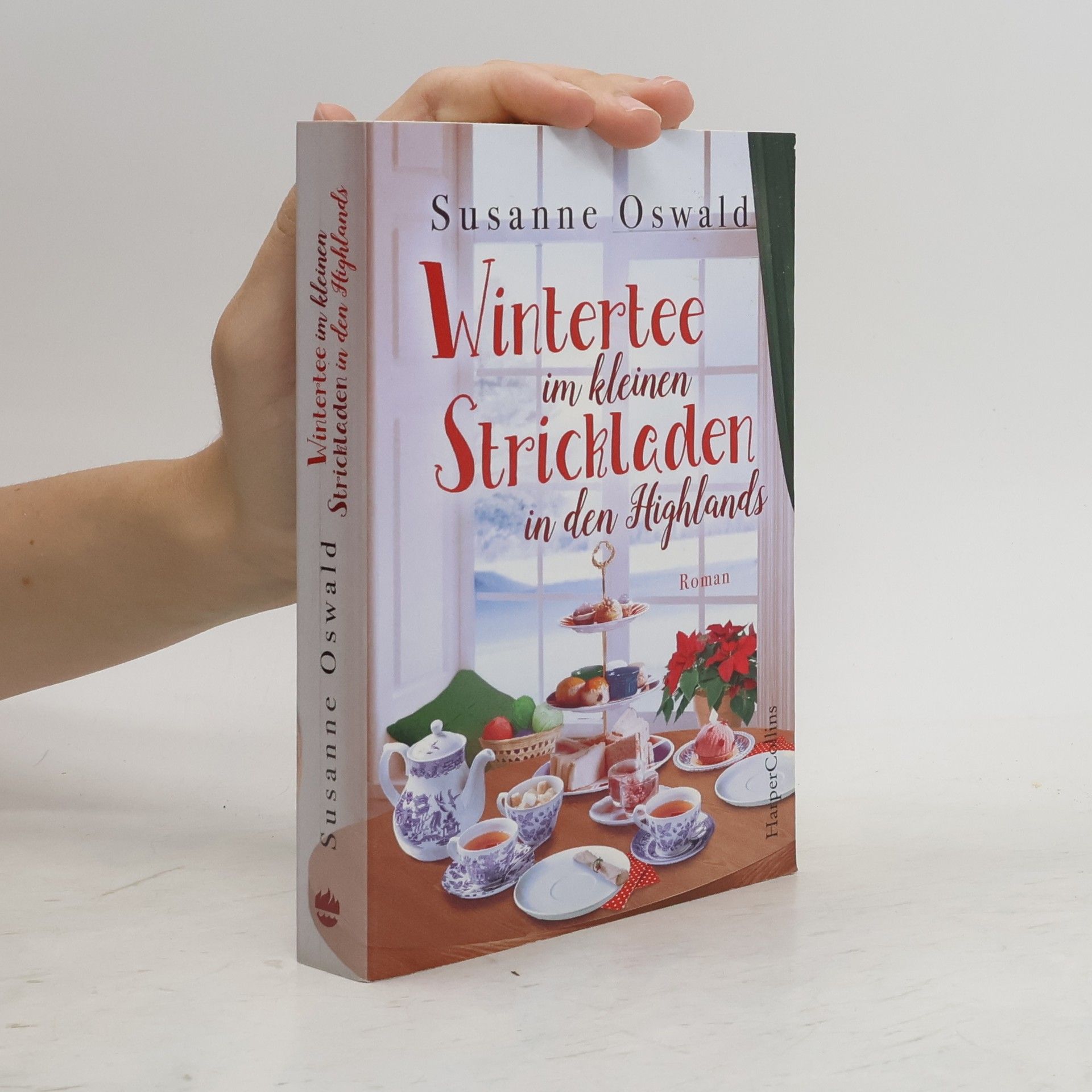 Susanne Oswald Wintertee im kleinen Strickladen in den Highlands
