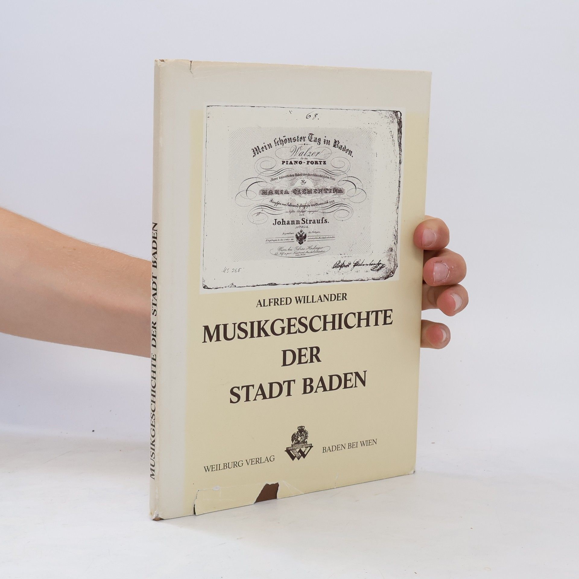 Alfred Willander Musikgeschichte der Stadt Baden