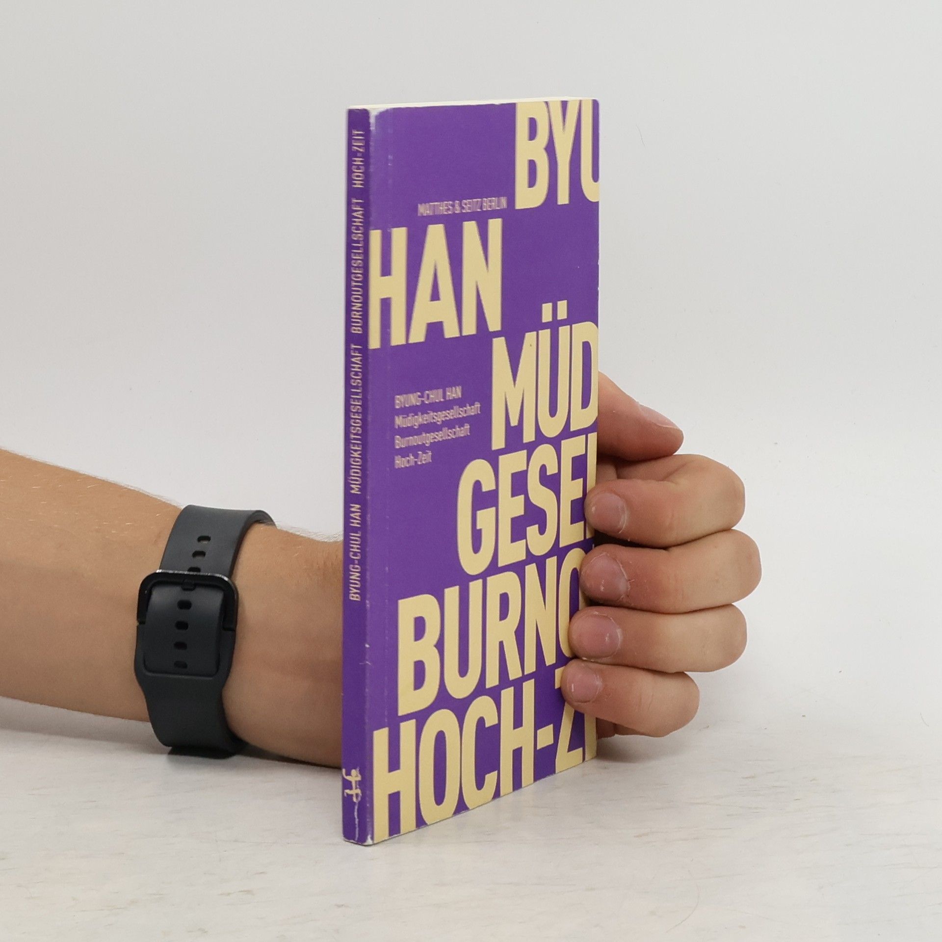 Han Byung Chul Müdigkeitsgesellschaft