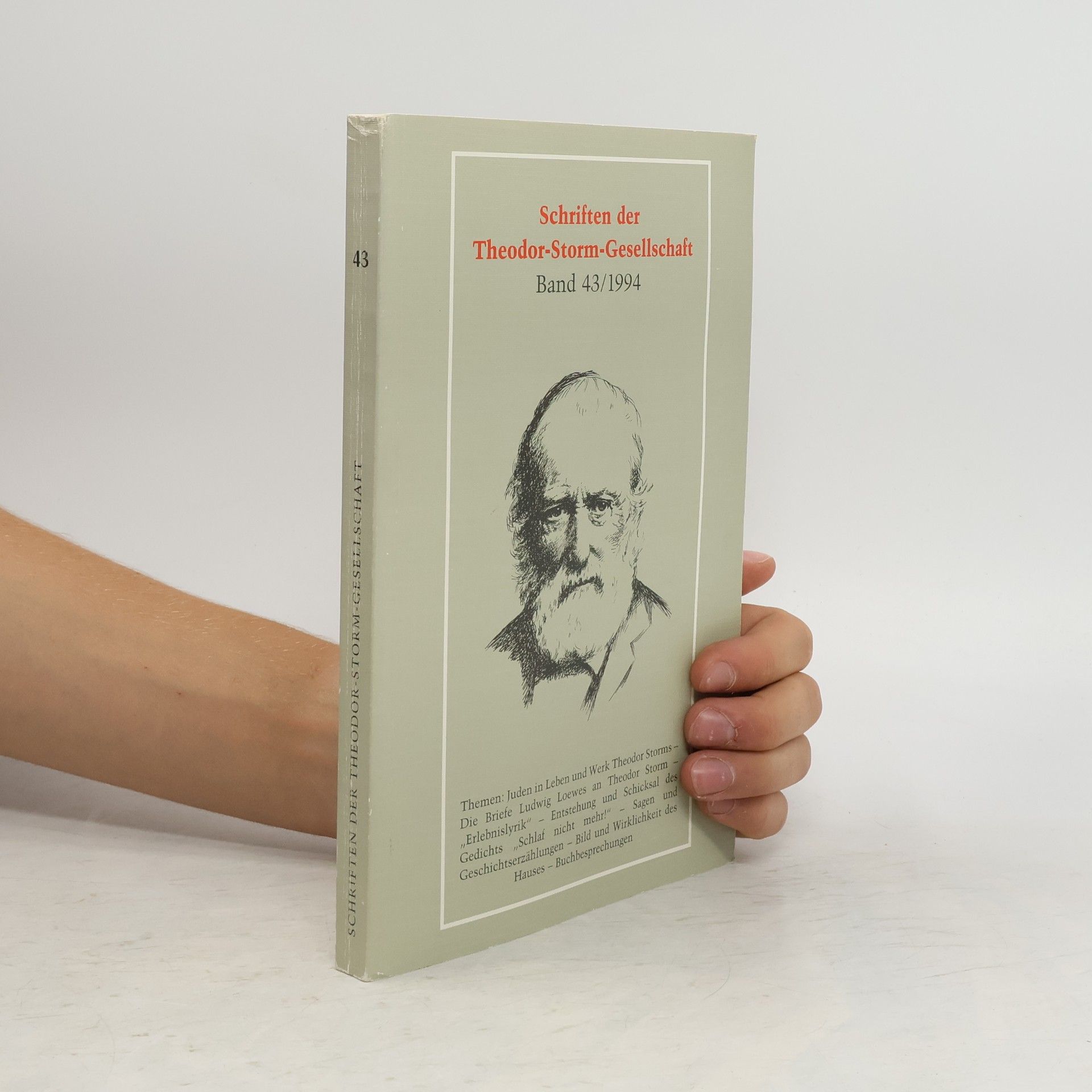 Collectif d'auteurs Schriften der Theodor-Storm-Gesellschaft 43