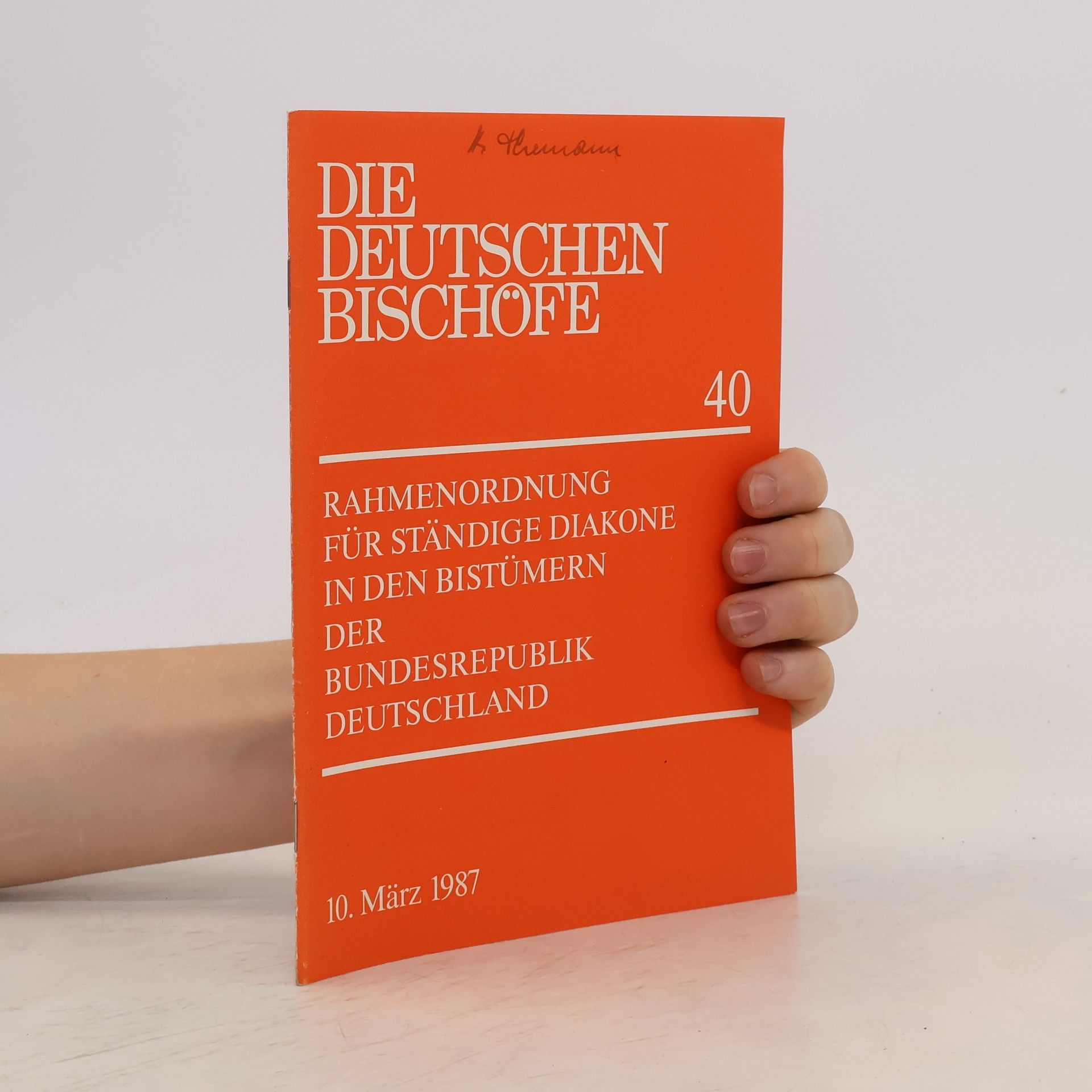 Autorenkollektiv Die deutschen Bischöfe 40