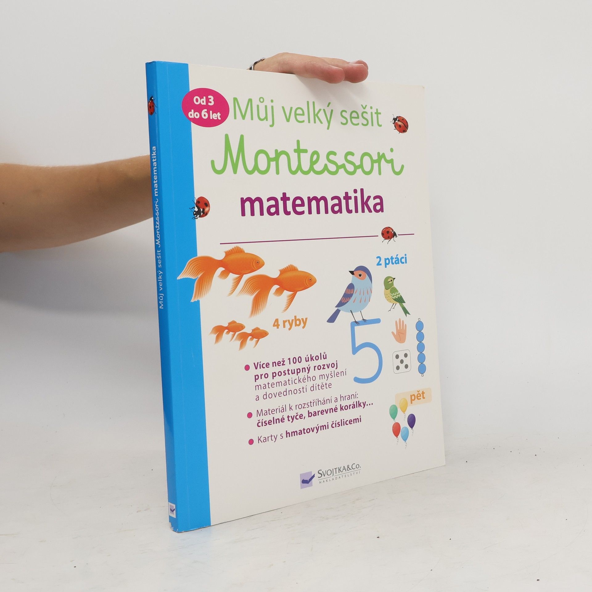 Delphine Urvoy Můj velký sešit Montessori - matematika