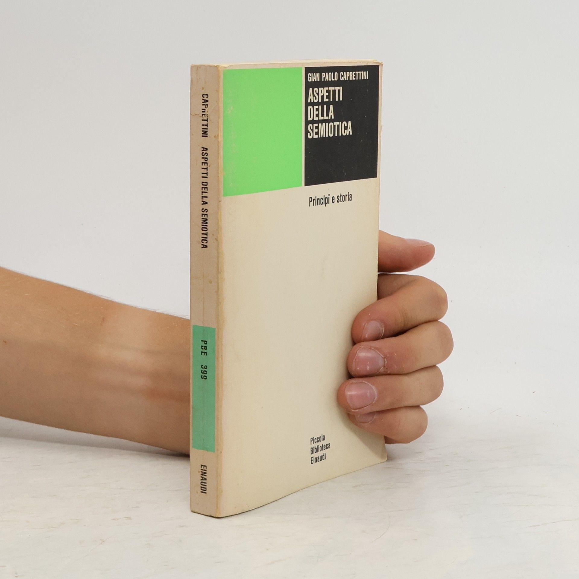 Gian Paolo Caprettini Aspetti della semiotica