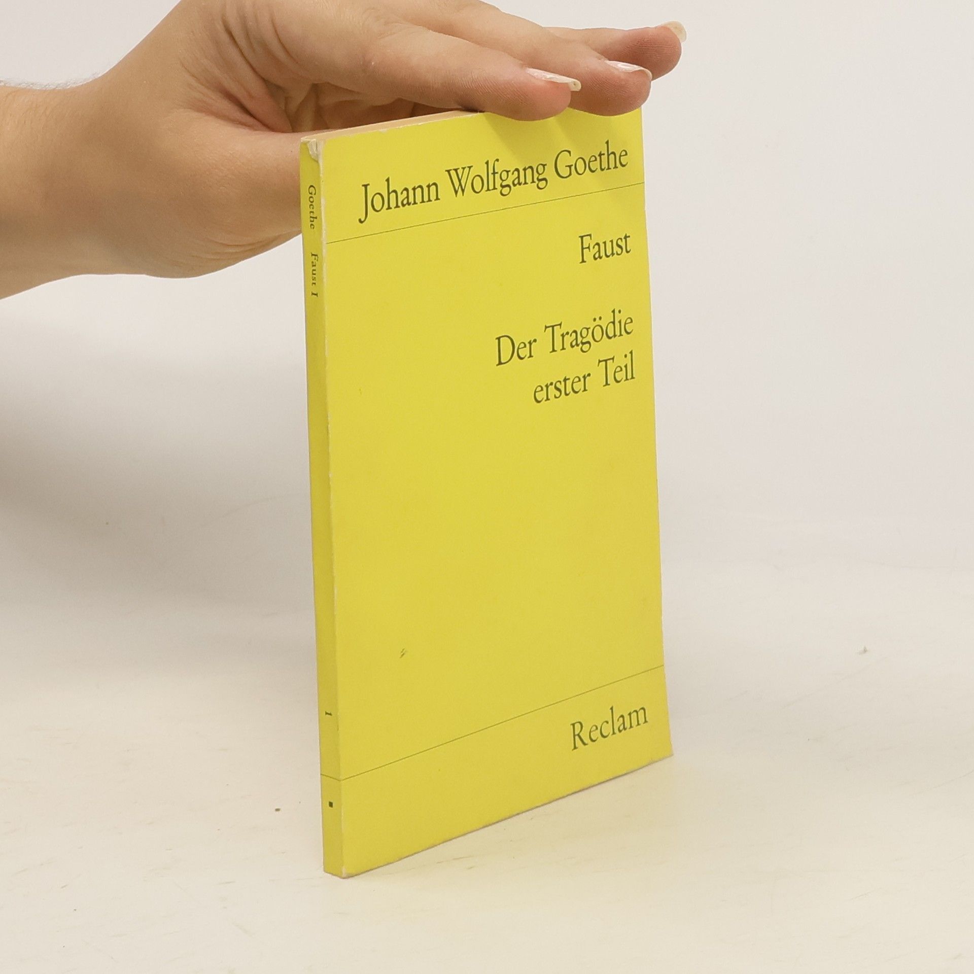 Johann Wolfgang von Goethe Faust : der Tragödie Erster teil
