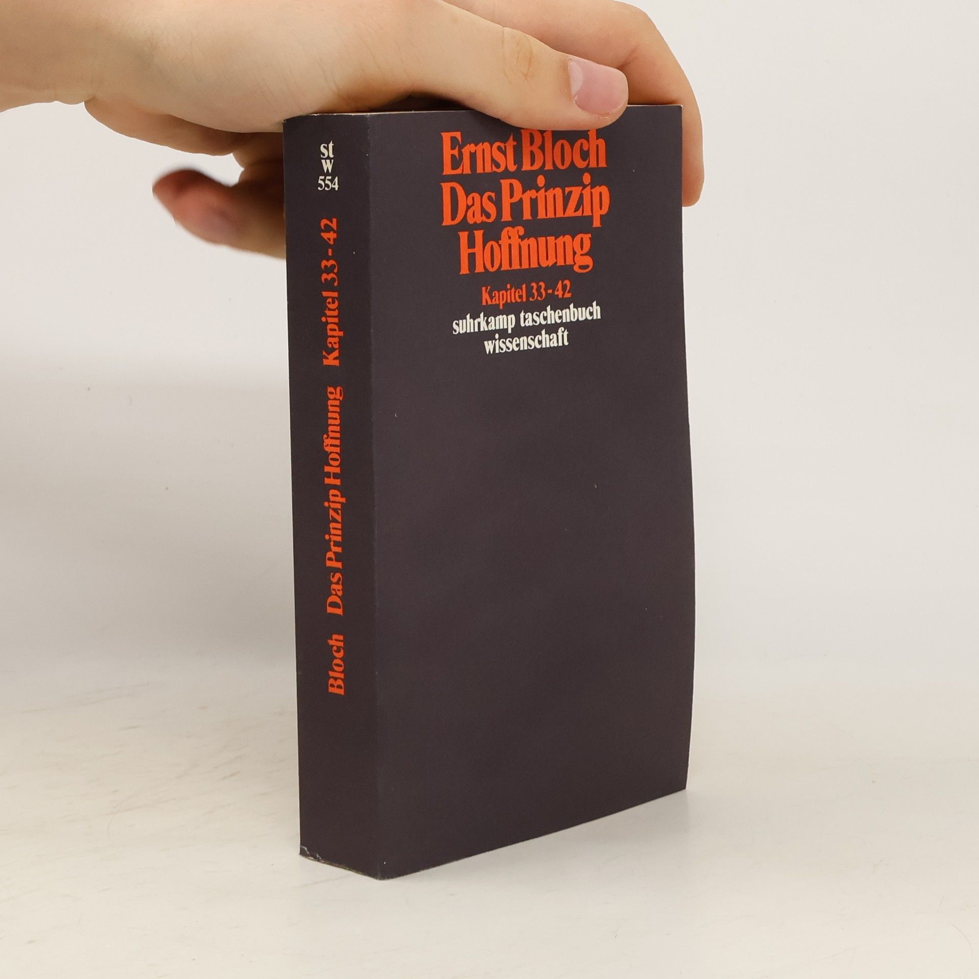 Ernst Bloch Das Prinzip Hoffnung. Kapitel 33-42
