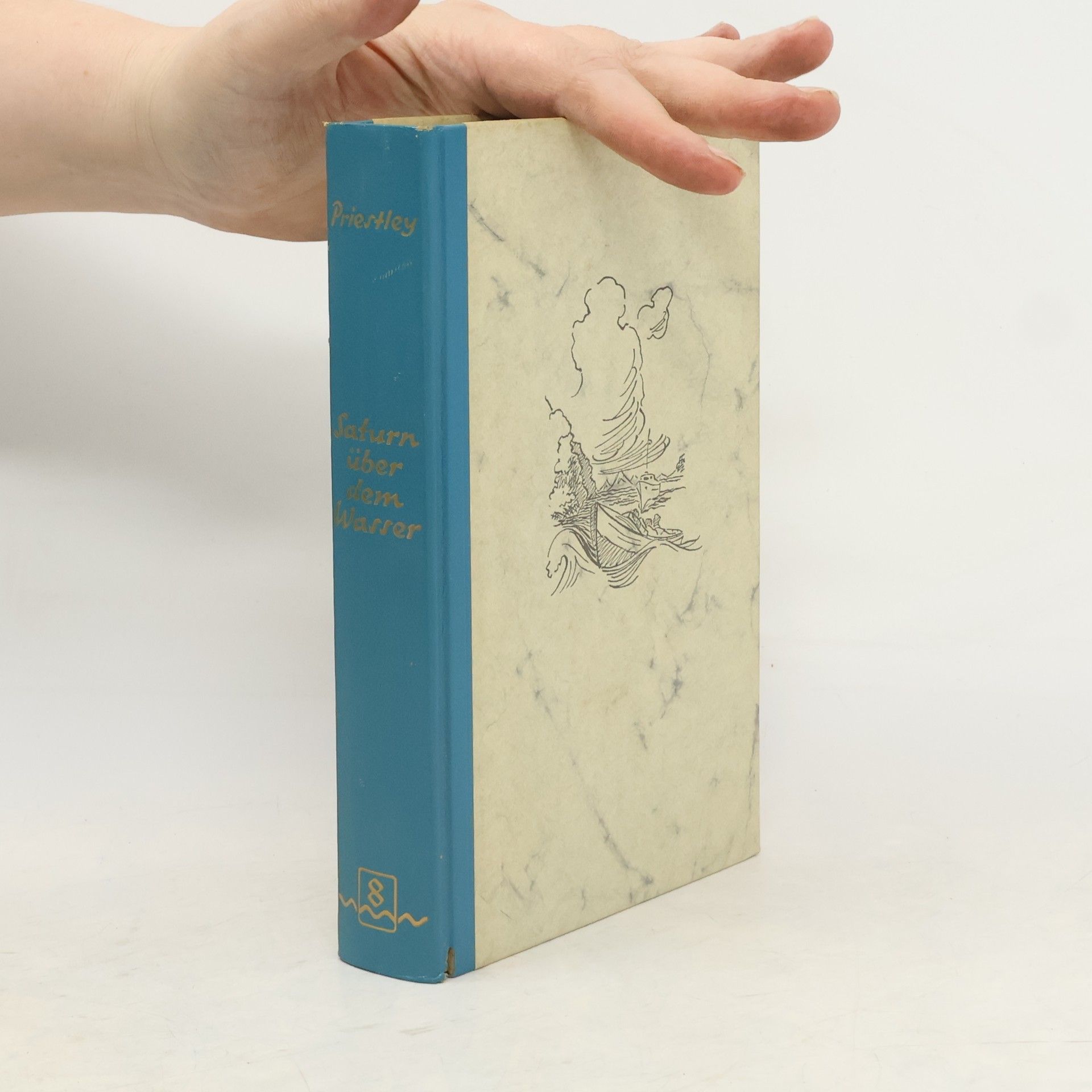 John Boynton Priestley Saturn über dem Wasser