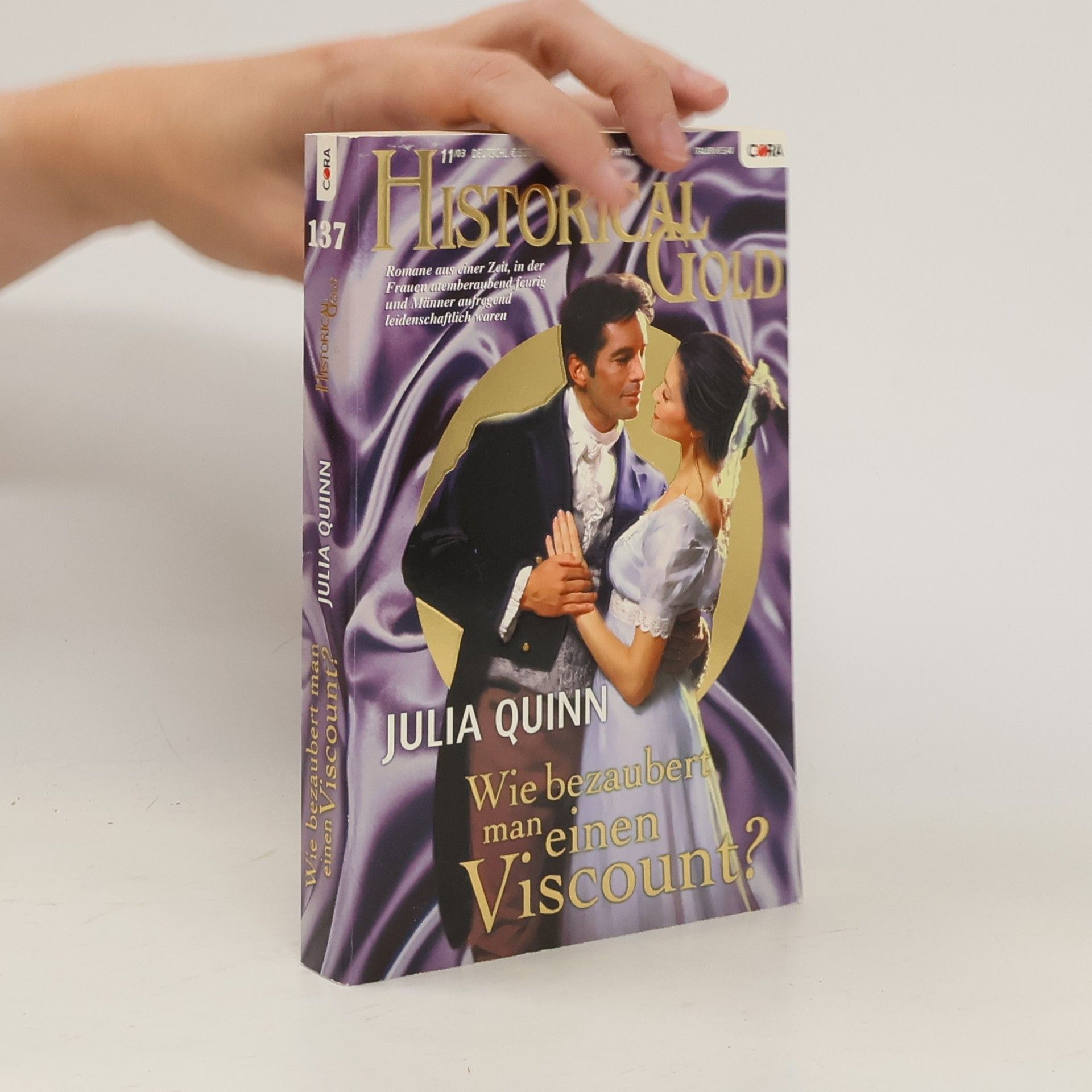 Julie Quinnová Historical Gold 137: Wie bezaubert man einen Viscount?