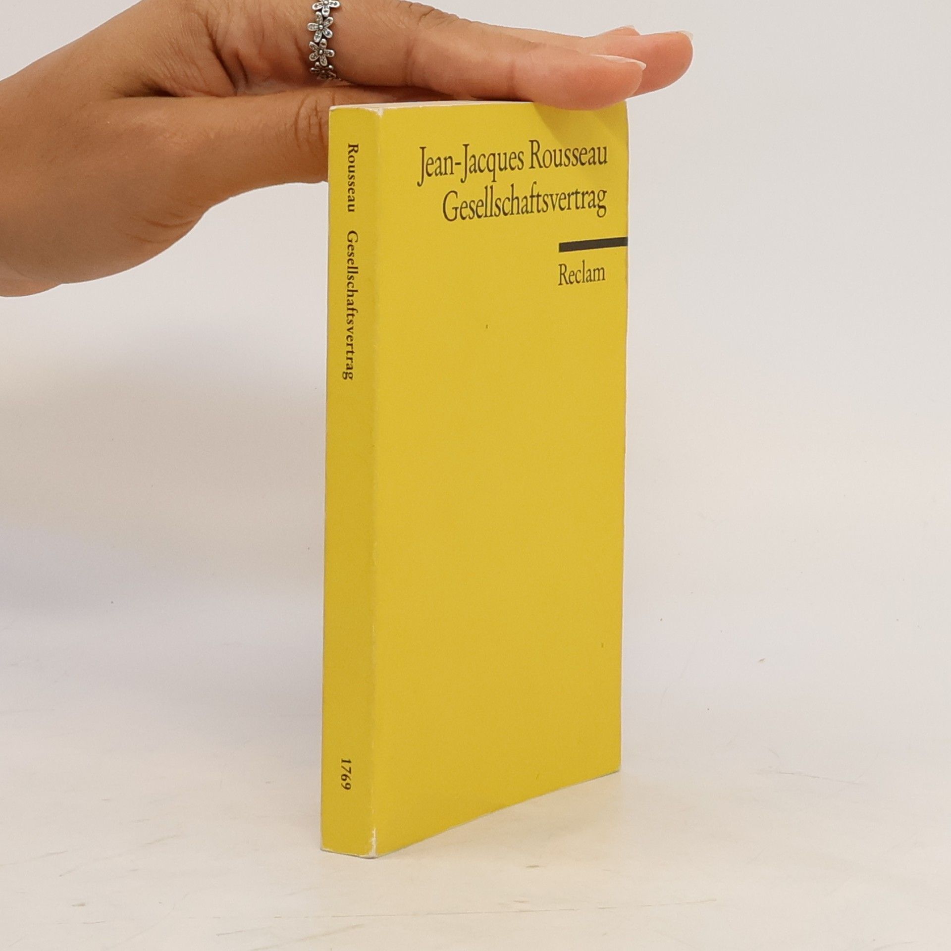 Jean Jacques Rousseau Der Gesellschaftsvertrag oder die Grundsätze des Staatsrechtes