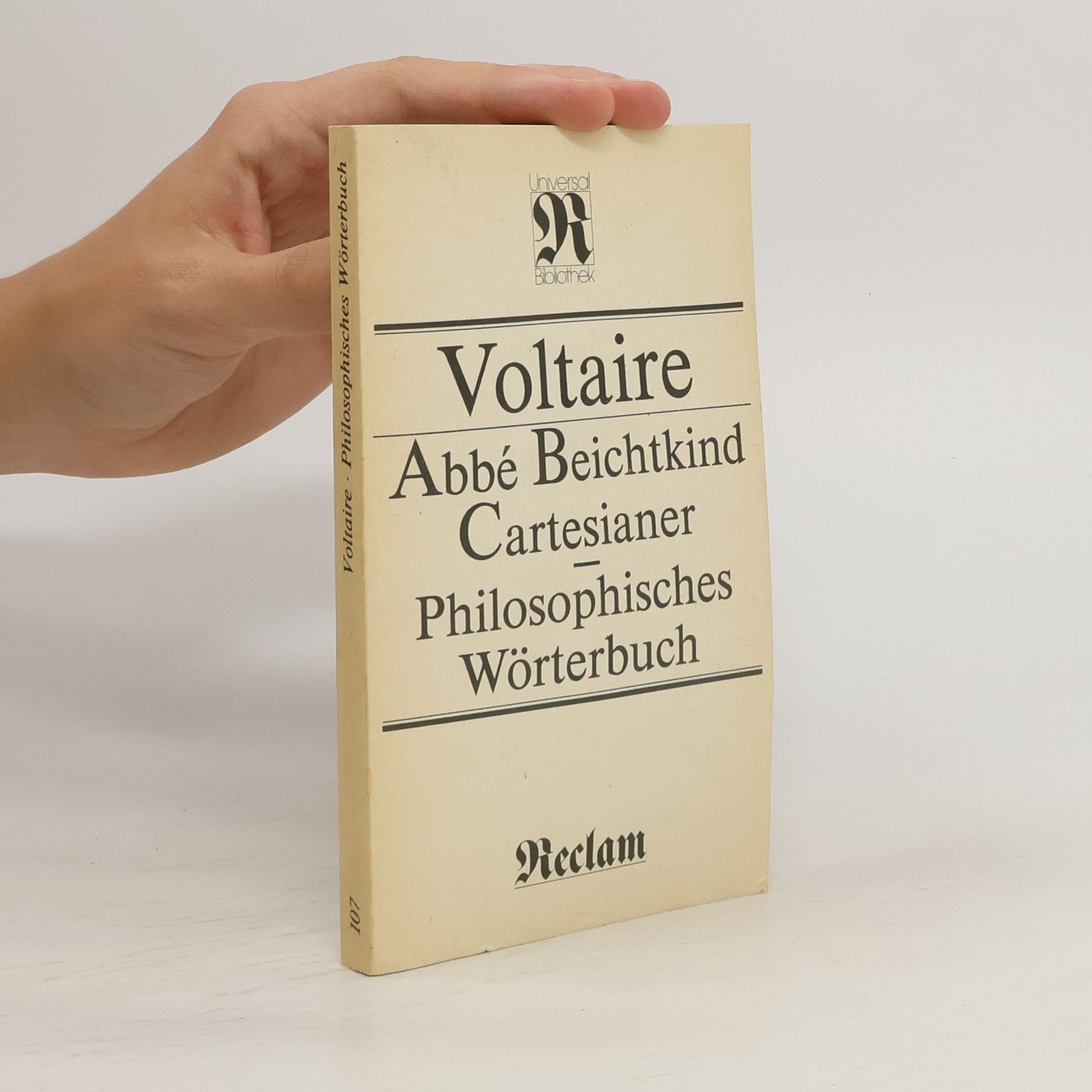 Voltaire Philosophisches Wörterbuch