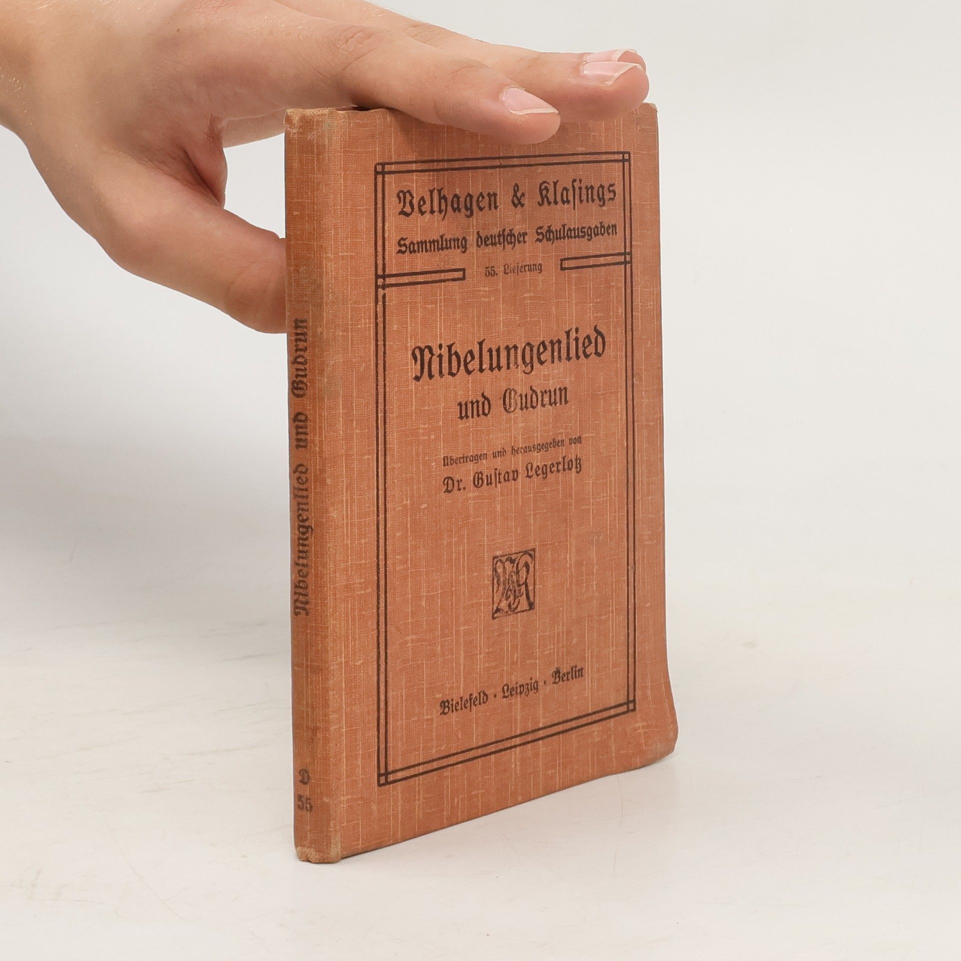 Gustav Legerlotz Nibelungenlied und Cudrun