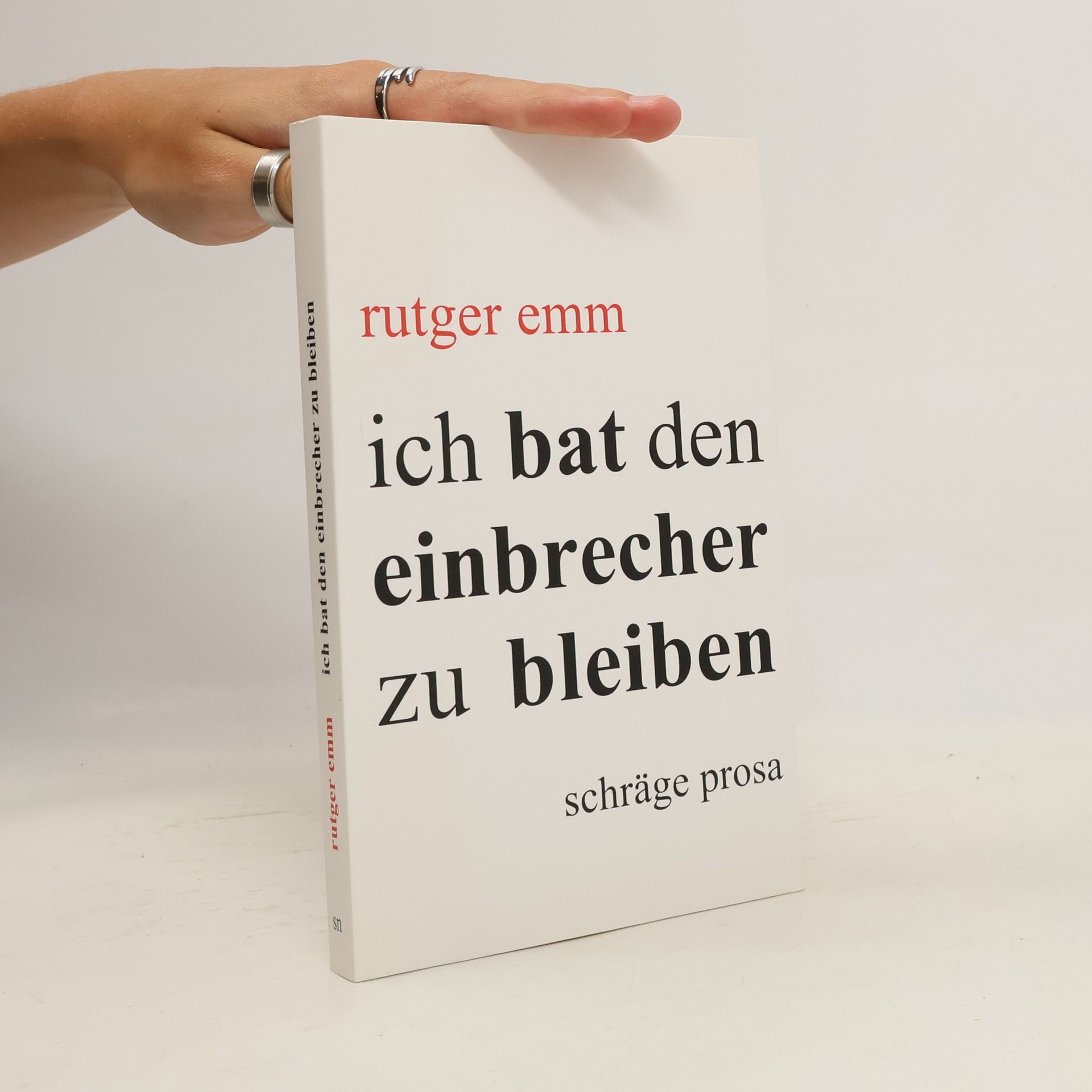 Rutger Emm Ich bat den Einbrecher zu bleiben