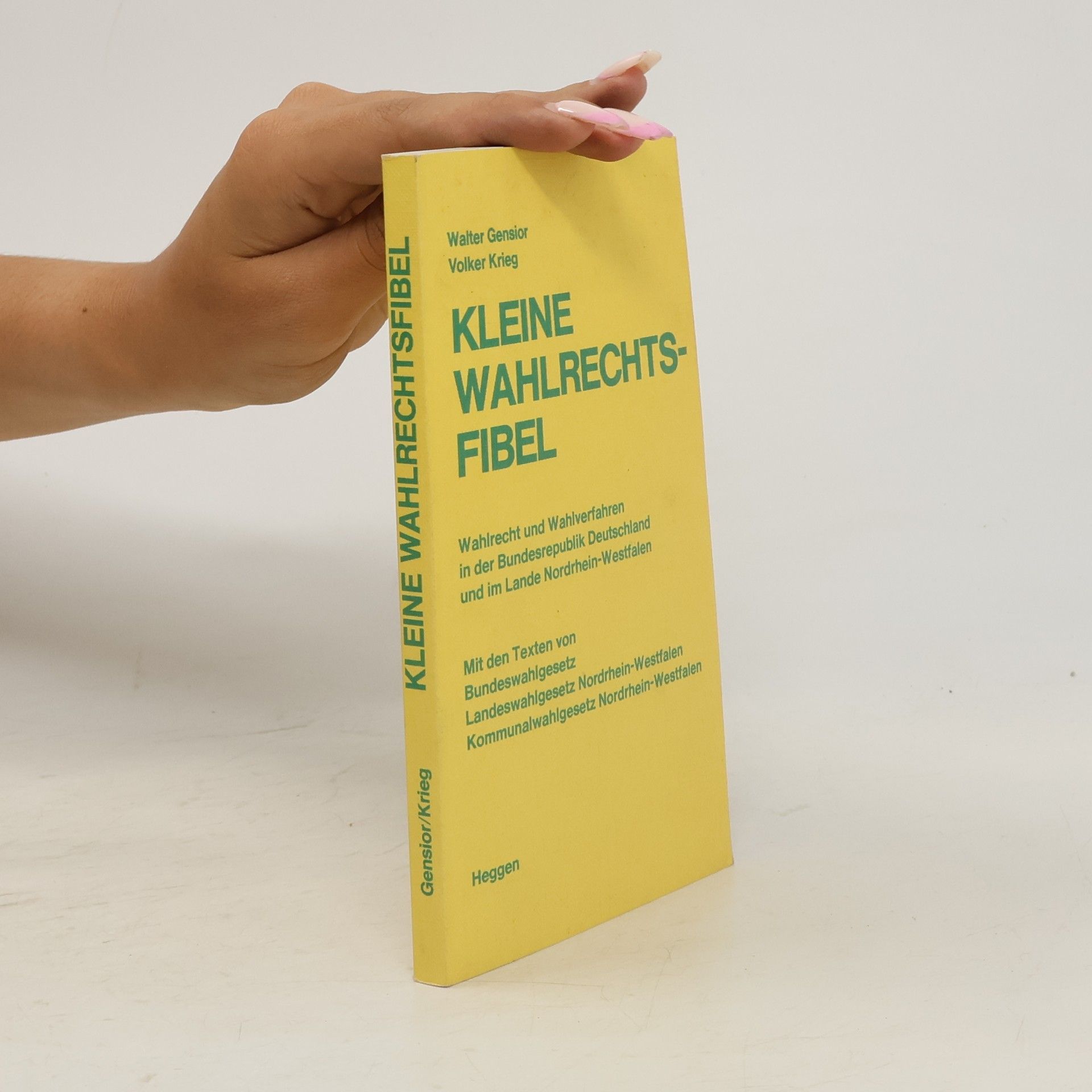 Walter Gensior Kleine Wahlrechtsfibel