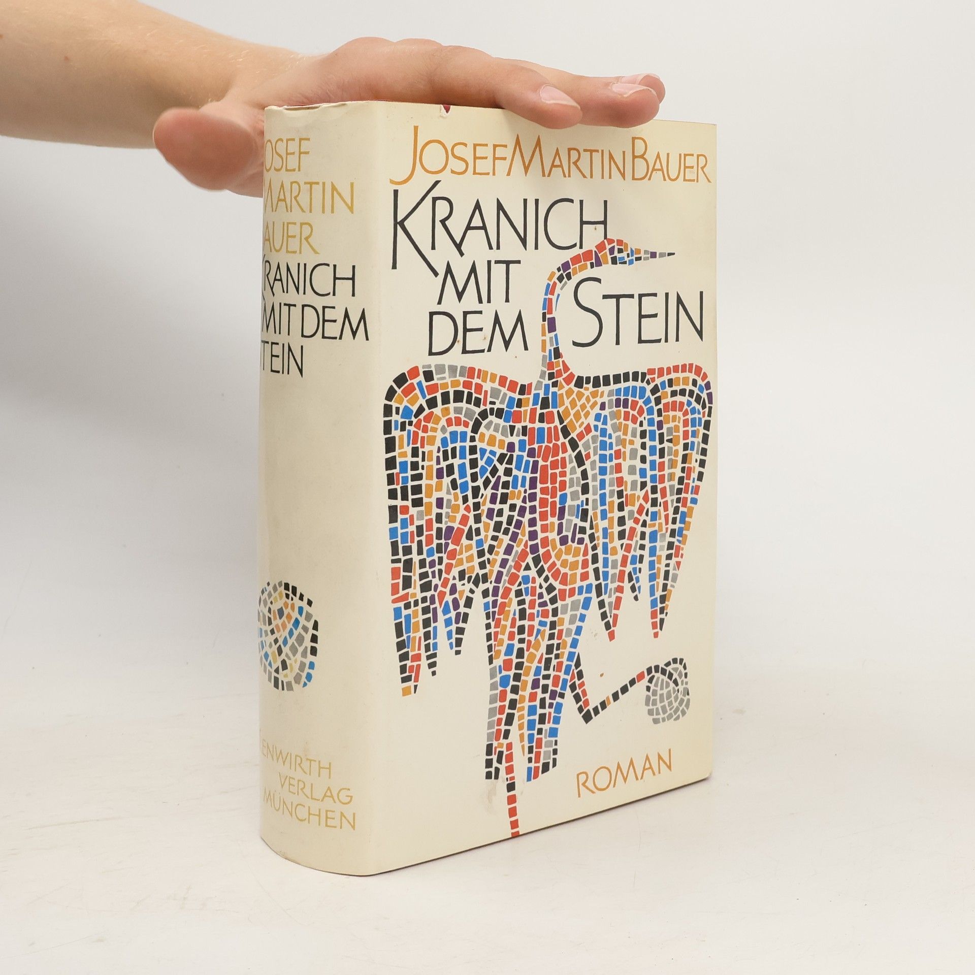 Josef Martin Bauer Kranich mit dem Stein