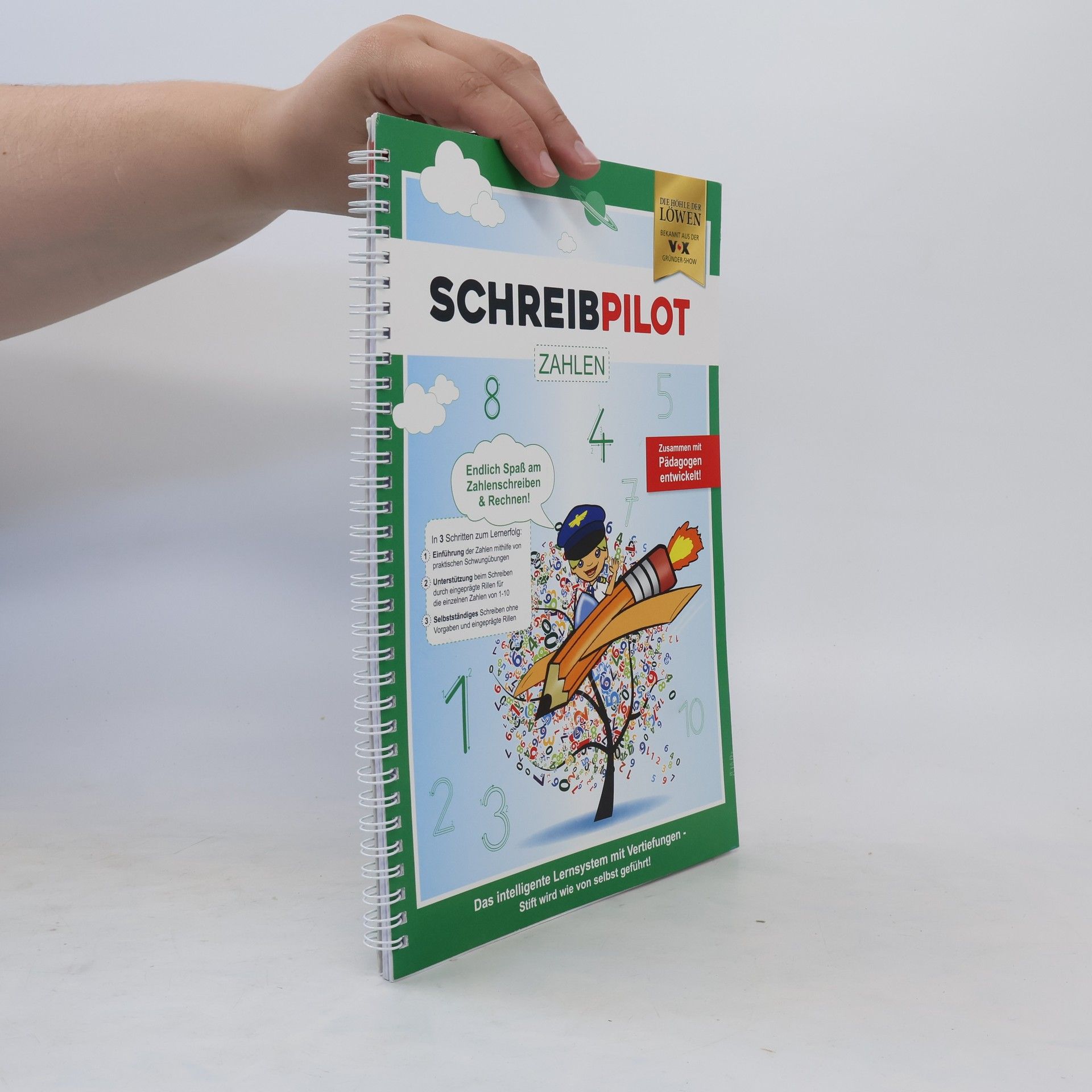 Autorenkollektiv Schreibpilot Heft Zahlen DIN-A4 grün