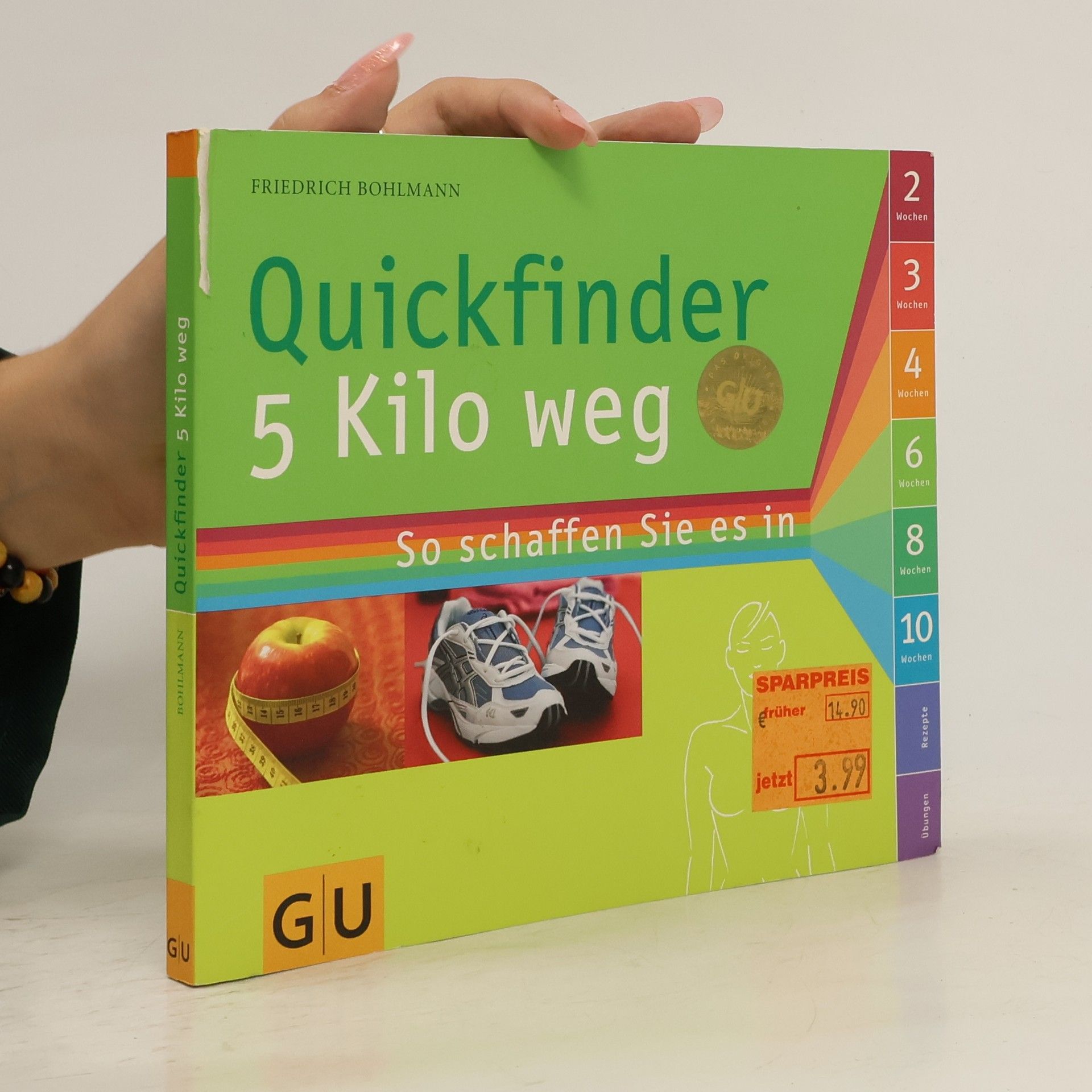 Friedrich Bohlmann 5 Kilo weg Quickfinder. So schaffen Sie es in 2, 3, 4, 6, 8 und 10 Wochen