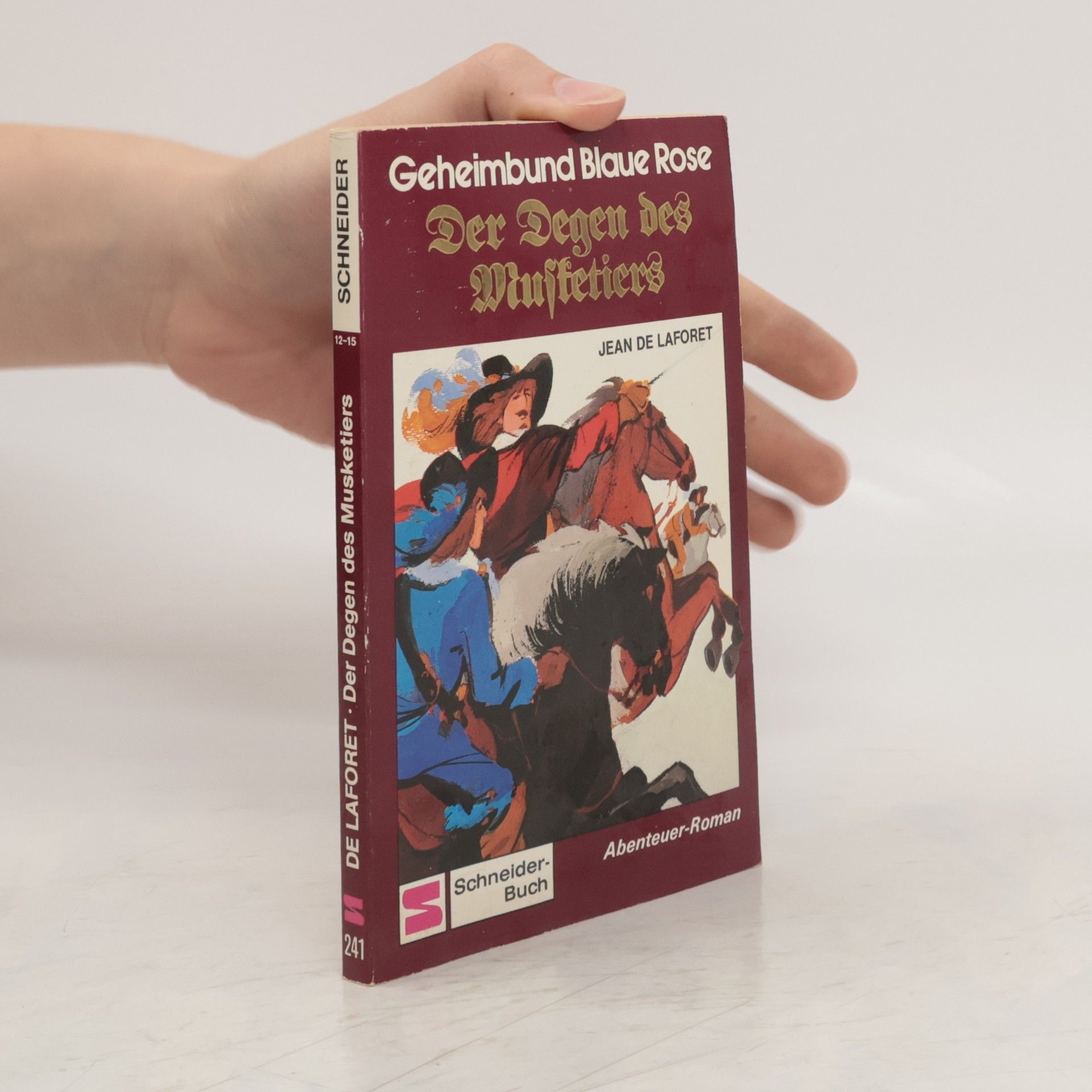 Jean de La Forêt Geheimbund Blaue Rose. Degen des Musketiers.