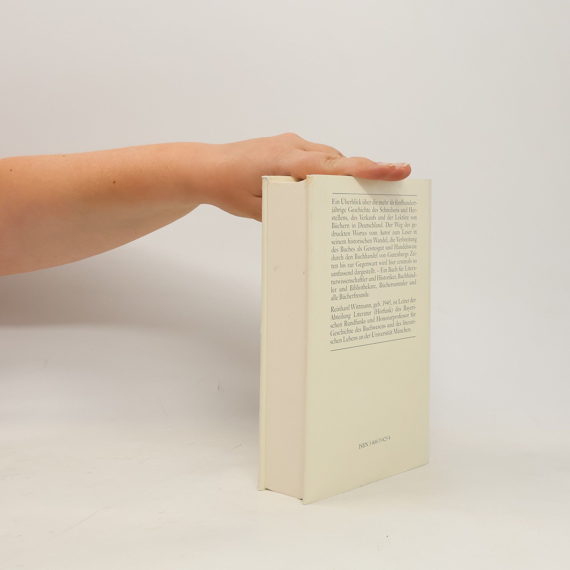 Reinhard Wittmann Geschichte des deutschen Buchhandels