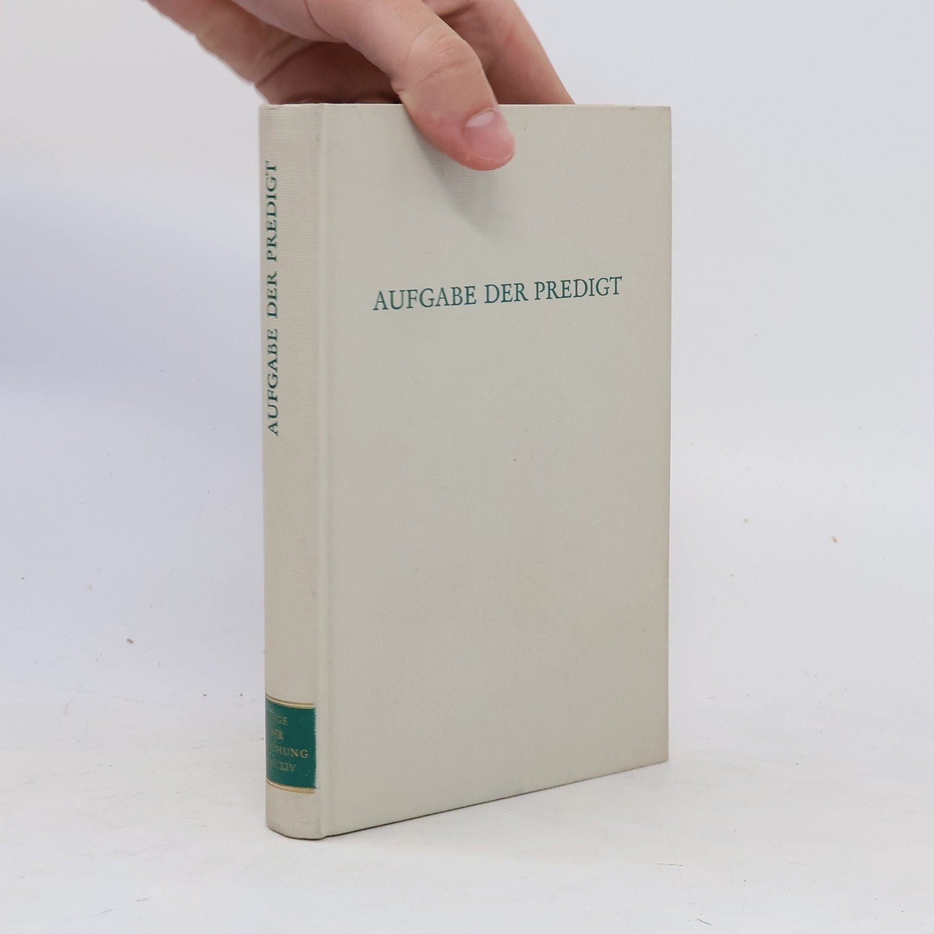 Gert Hummel Aufgabe der Predigt