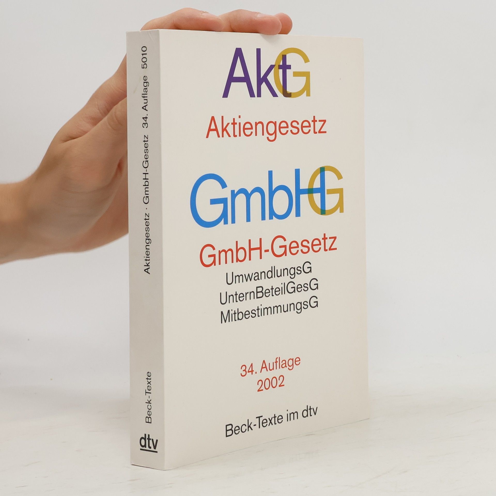kolektiv Aktiengesetz. GmbH-Gesetz