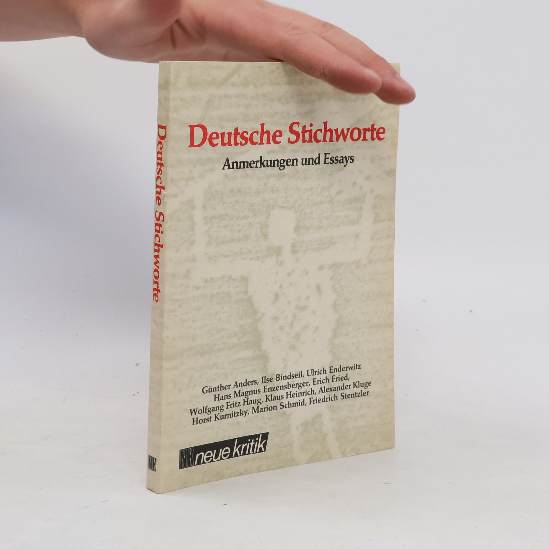 Horst Kurnitzky Deutsche Stichworte
