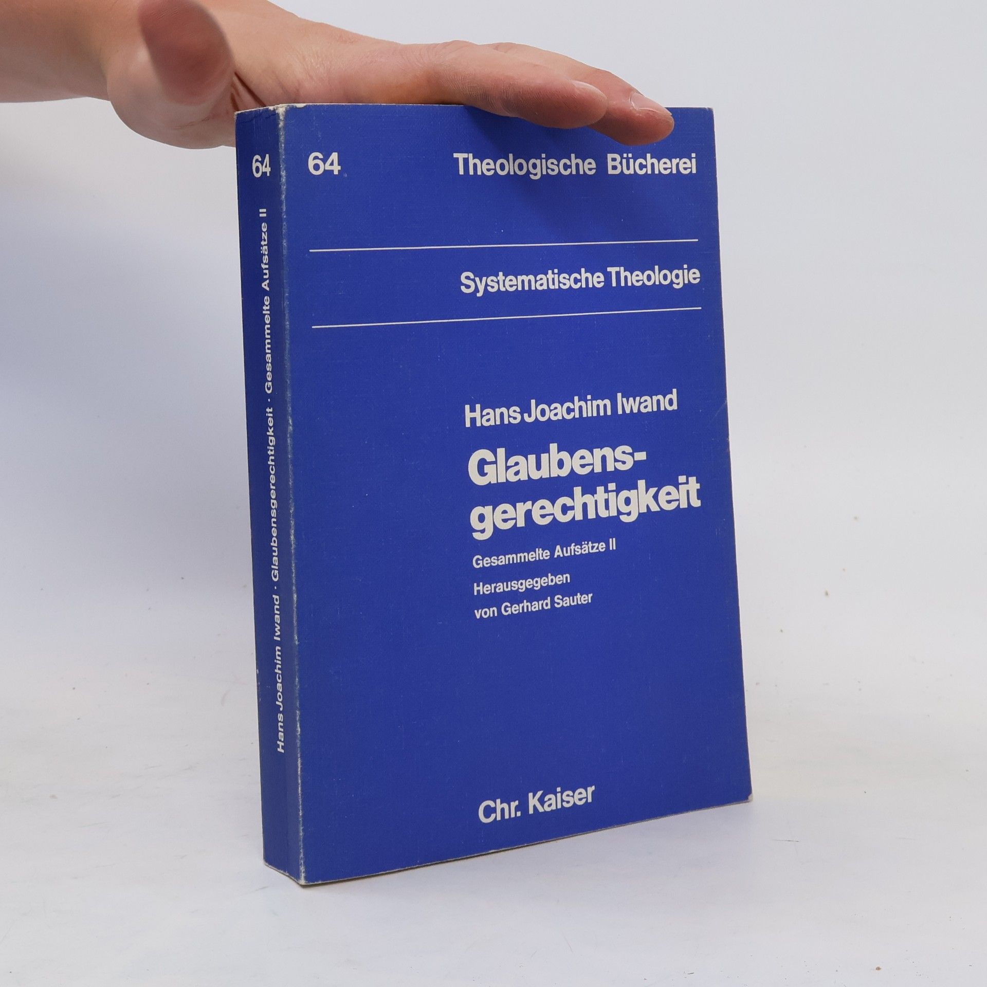 Hans Joachim Iwand Glaubensgerechtigkeit