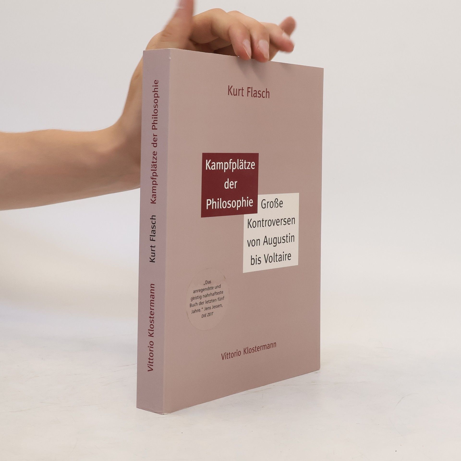 Kurt Flasch Kampfplätze der Philosophie
