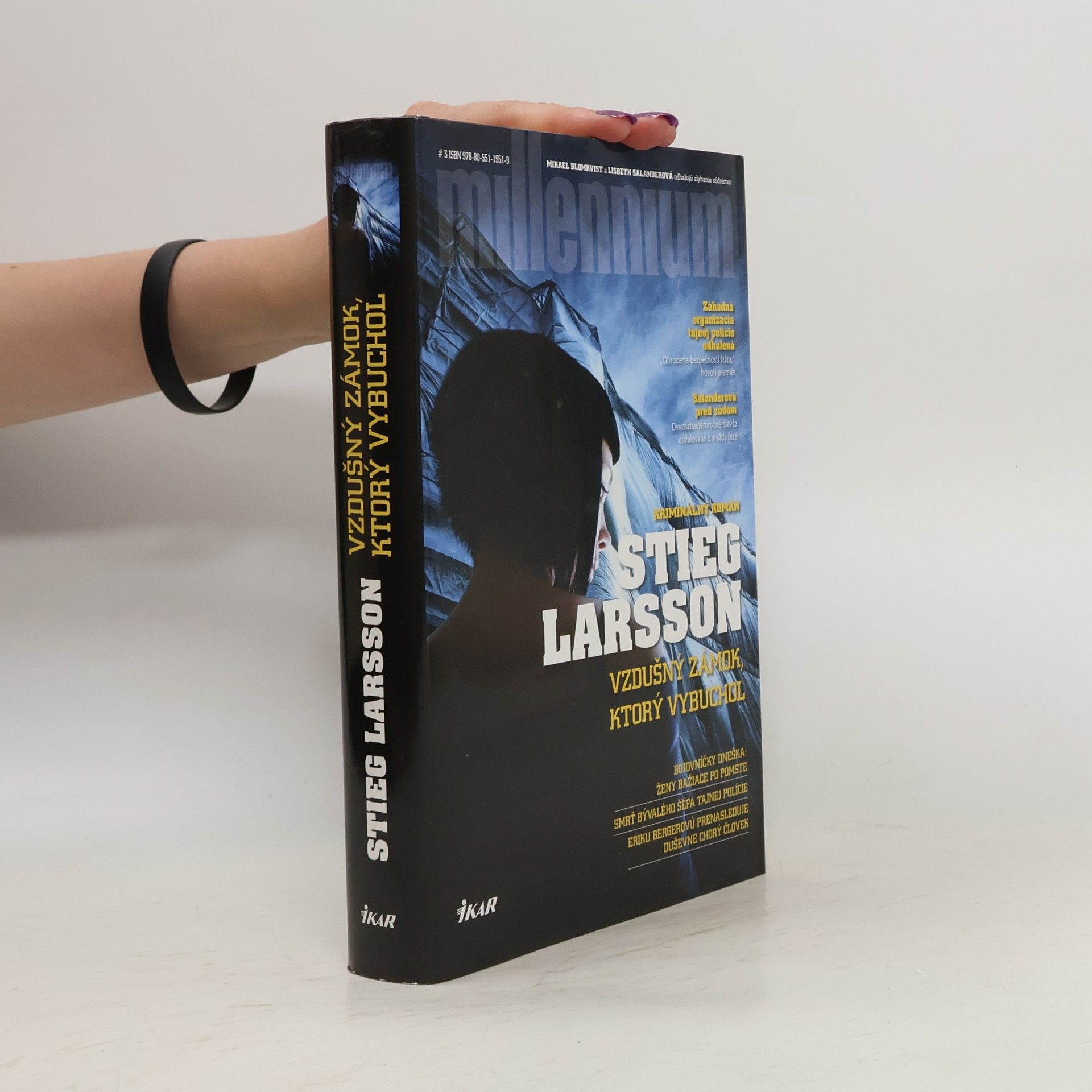 Stieg Larsson Vzdušný zámok, ktorý vybuchol