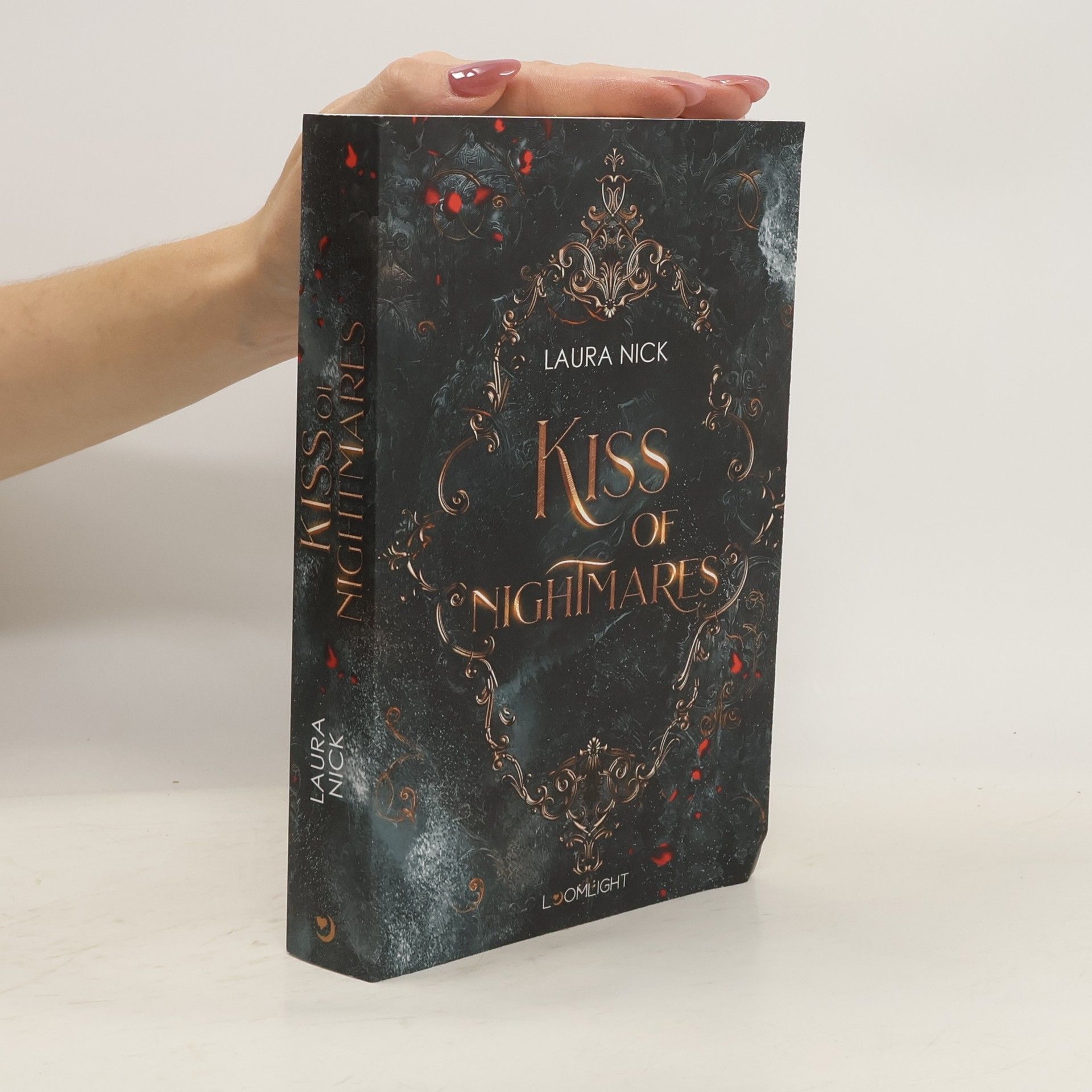 Laura Nick Kiss of Nightmares. Vampire Royalty meets Dark Academia