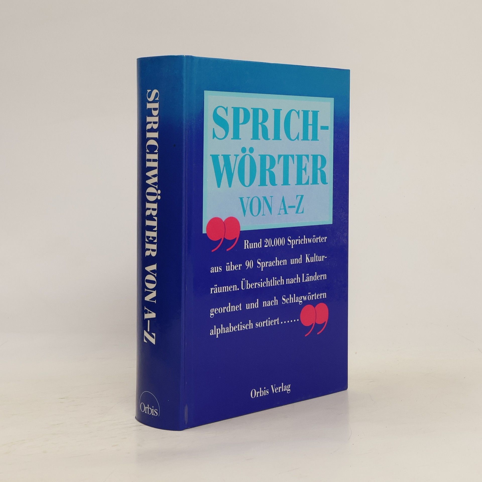 Joe H. Kirchberger Das grosse Sprichwörterbuch