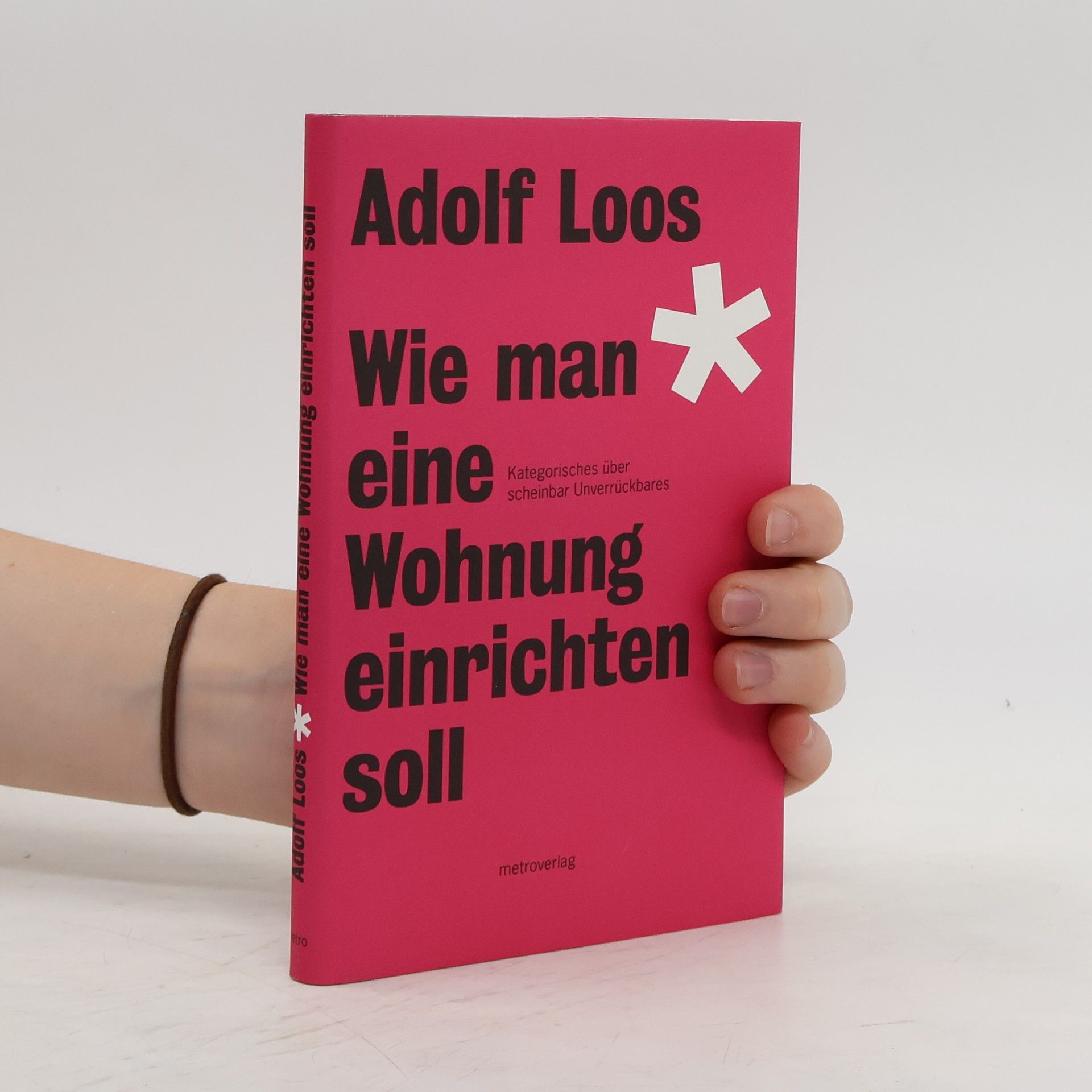Adolf Loos Wie man eine Wohnung einrichten soll
