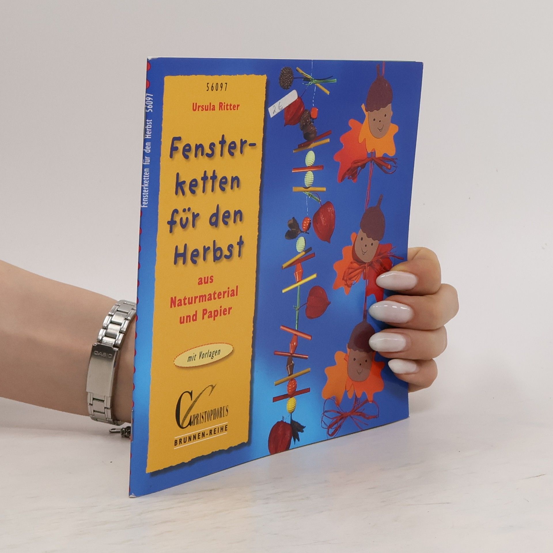 kolektiv Fensterketten für den Herbst aus Naturmaterial und Papier