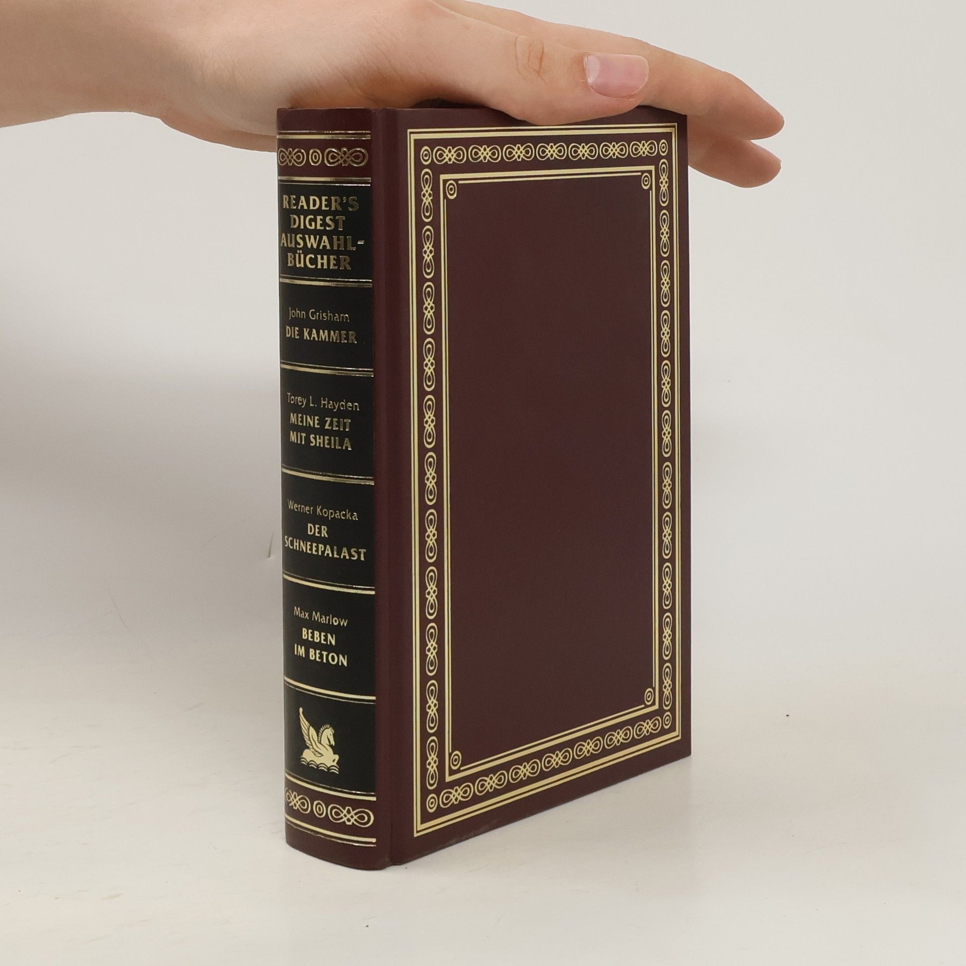 Autorenkollektiv Reader's Digest Auswahlbücher. Die Kammer, Meine Zeit mit Sheila, Der Schneepalast, Beben im Beton