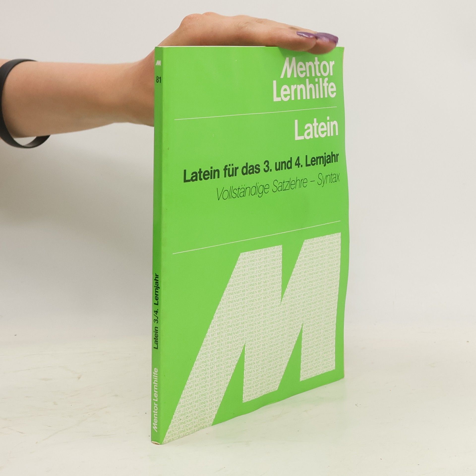Gerhard Metzger Mentor Lernhilfe Latein. Satzbau mit System