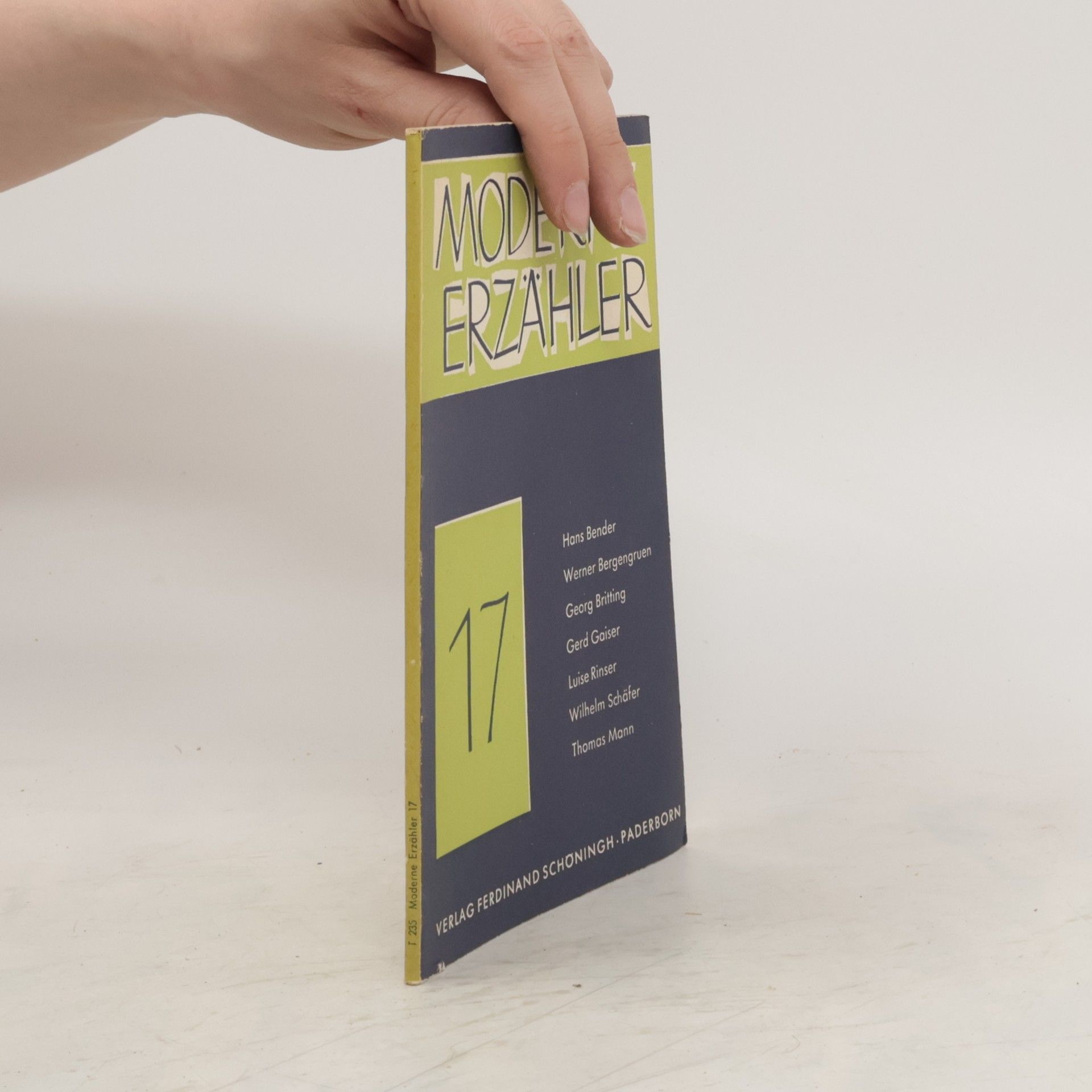 Autores varios Moderne Erzähler 17