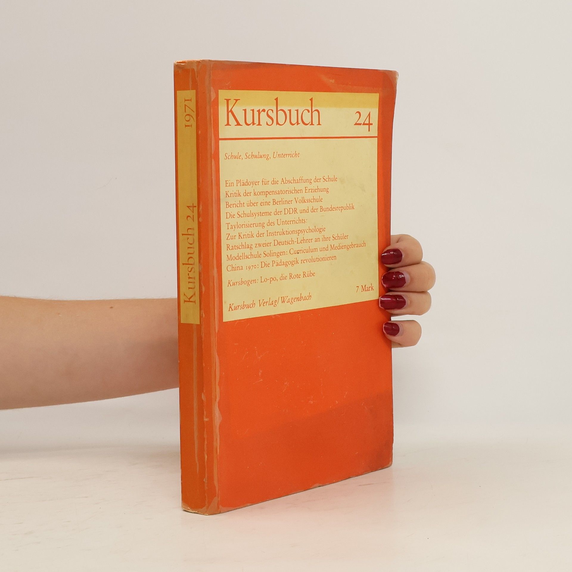 Collectif d'auteurs Kursbuch 24/1971